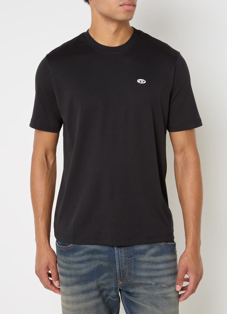 Tricou Diesel T-Adjust-Doval cu logo brodat