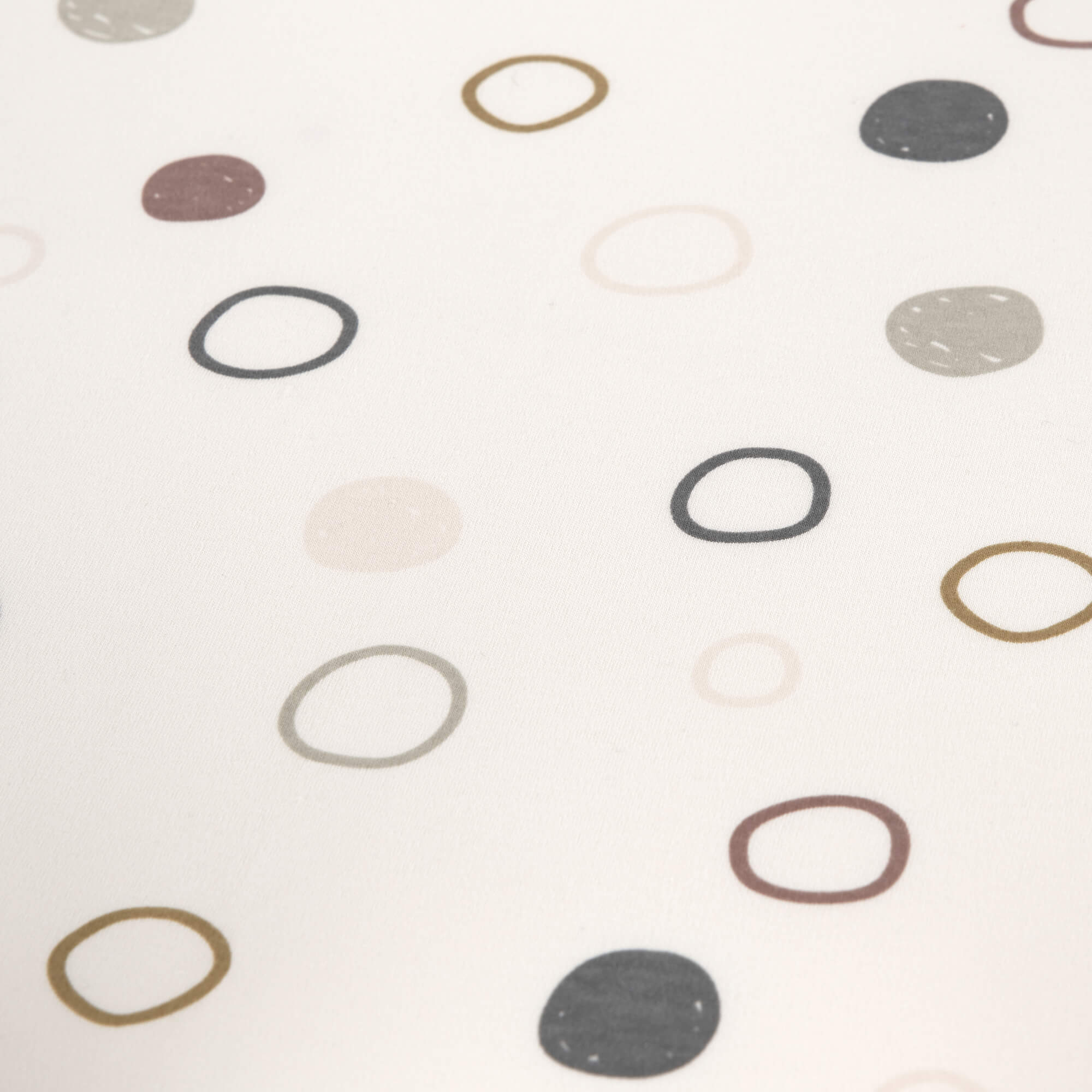 Babydecke - Bio Baumwolle, Circles Offwhite