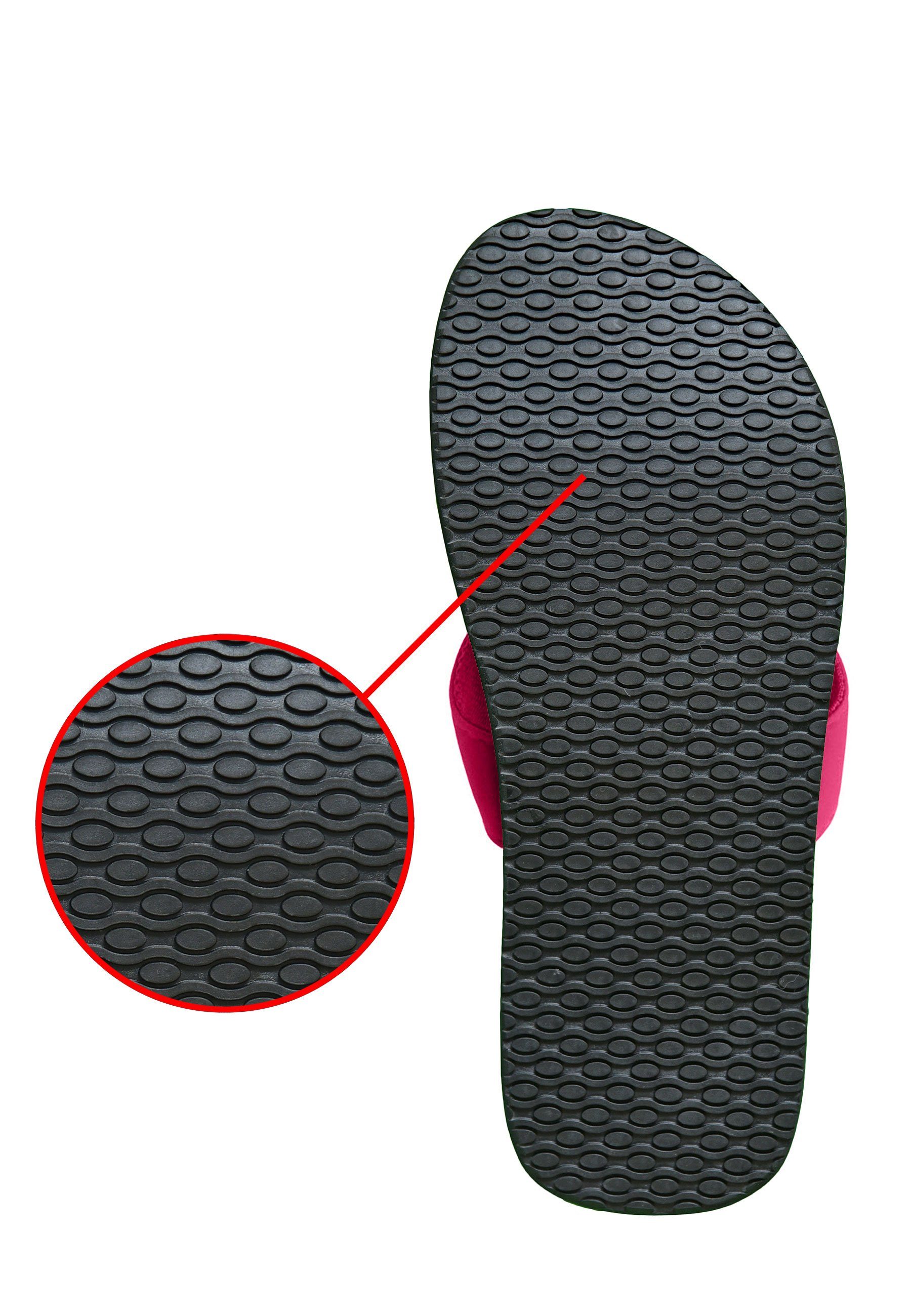 MADSea Ocean Badepantolette farbenfroher Zehenstrenner - weich & bequem