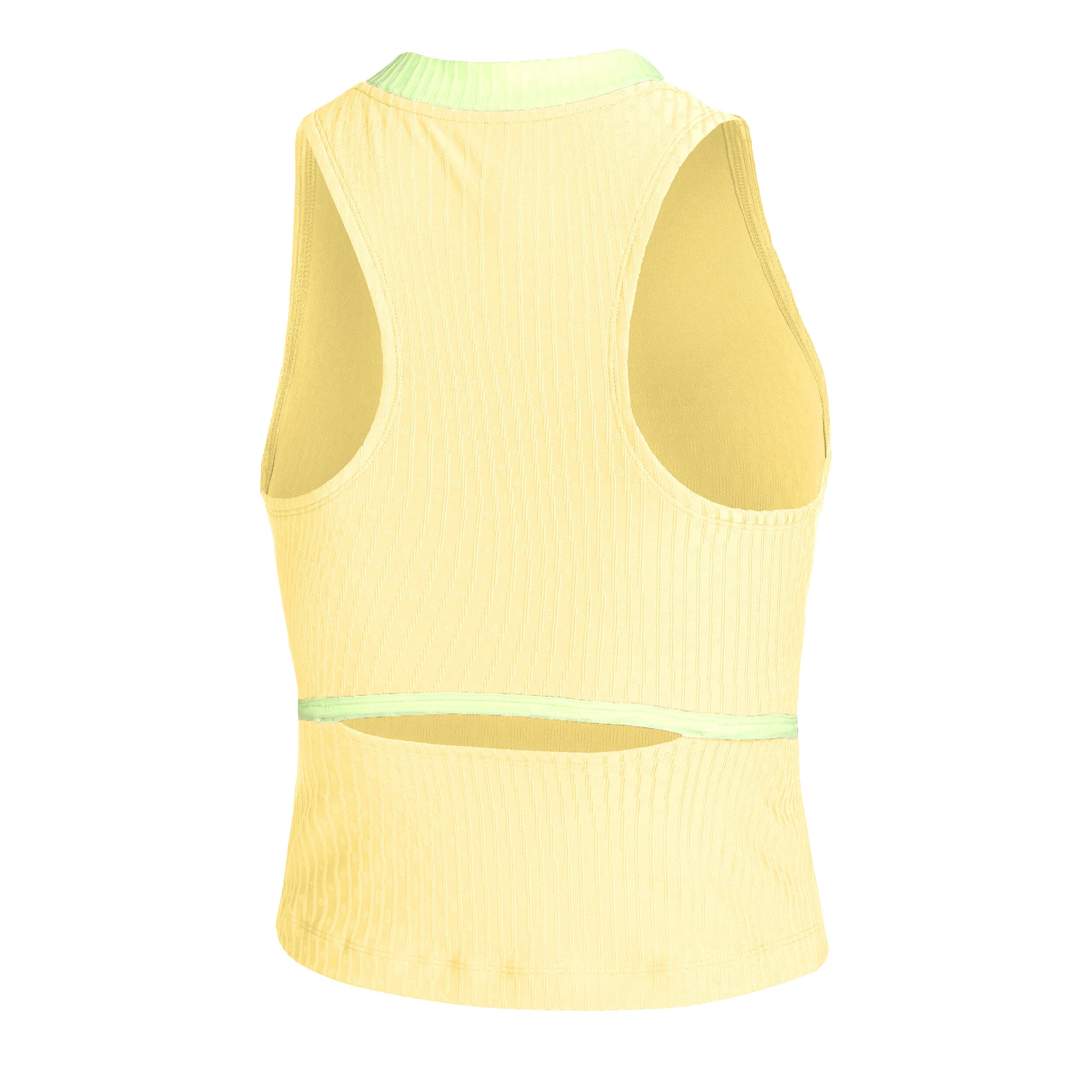Court Dri-Fit Slam Tank-Top Damen - Zitronengelb