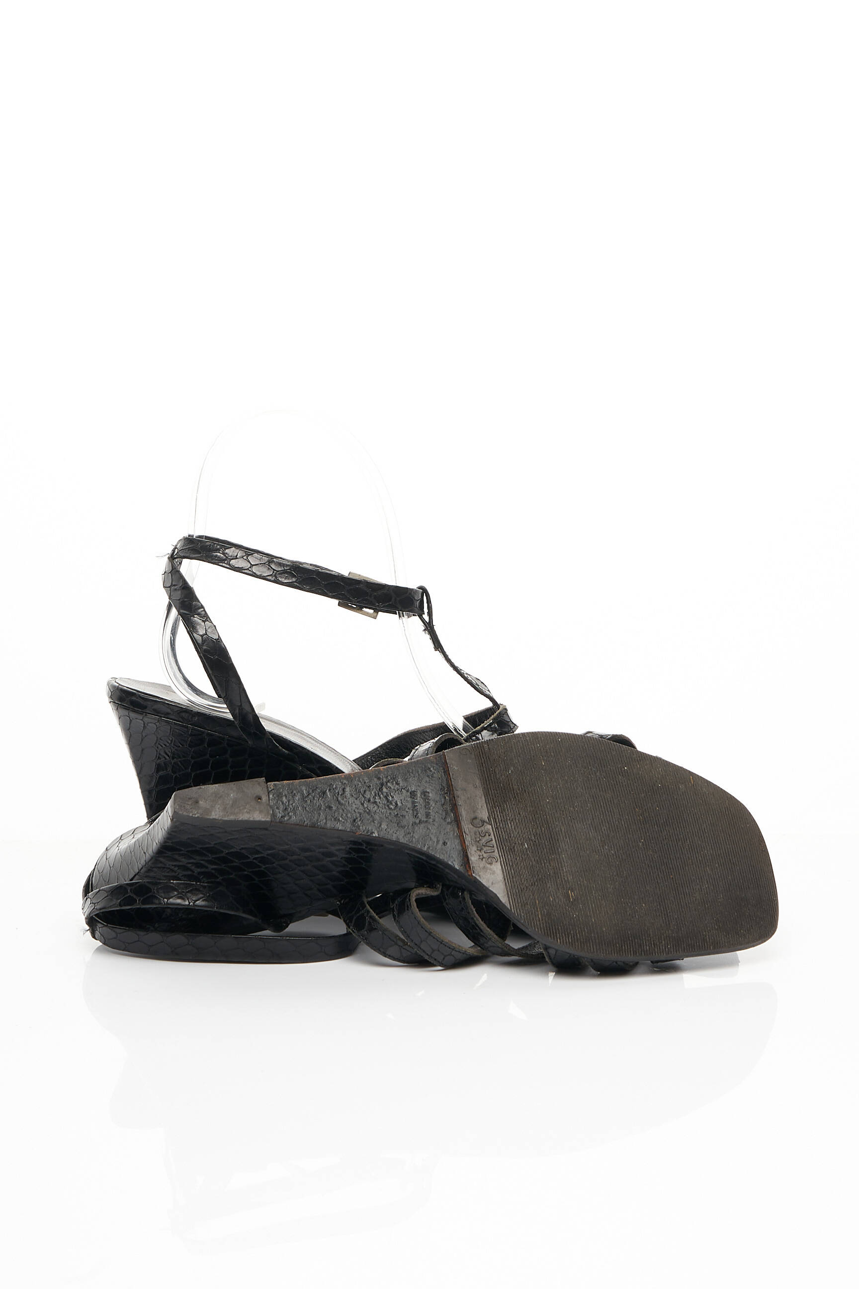 Robert Clergerie Sandales Nu Pieds Femme couleur noir