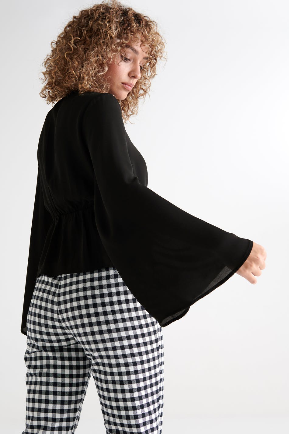 Lizzie tie front blouse