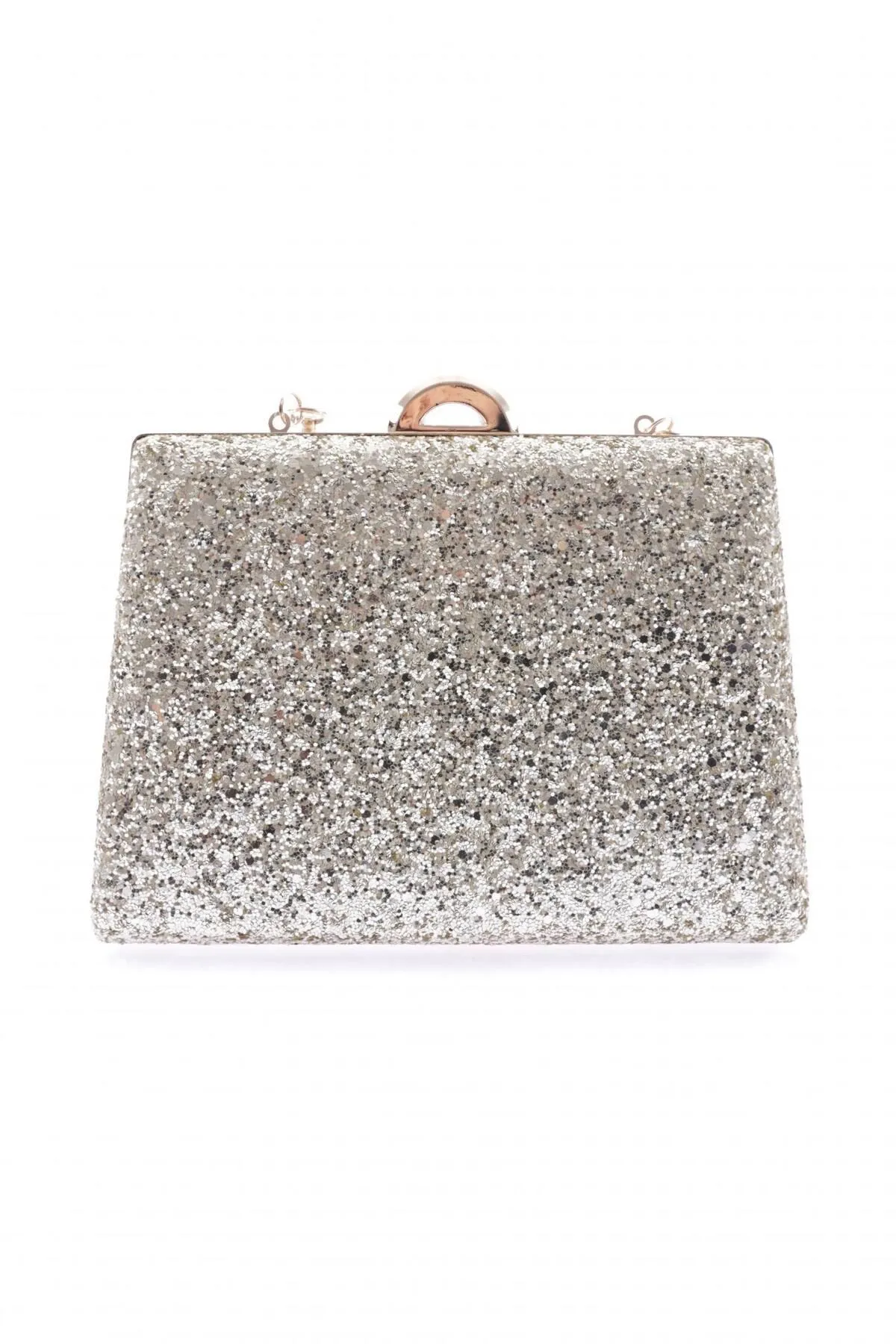 DGN  249-23y Pailletten Gold Abendkleid Damen Portfolio Tasche