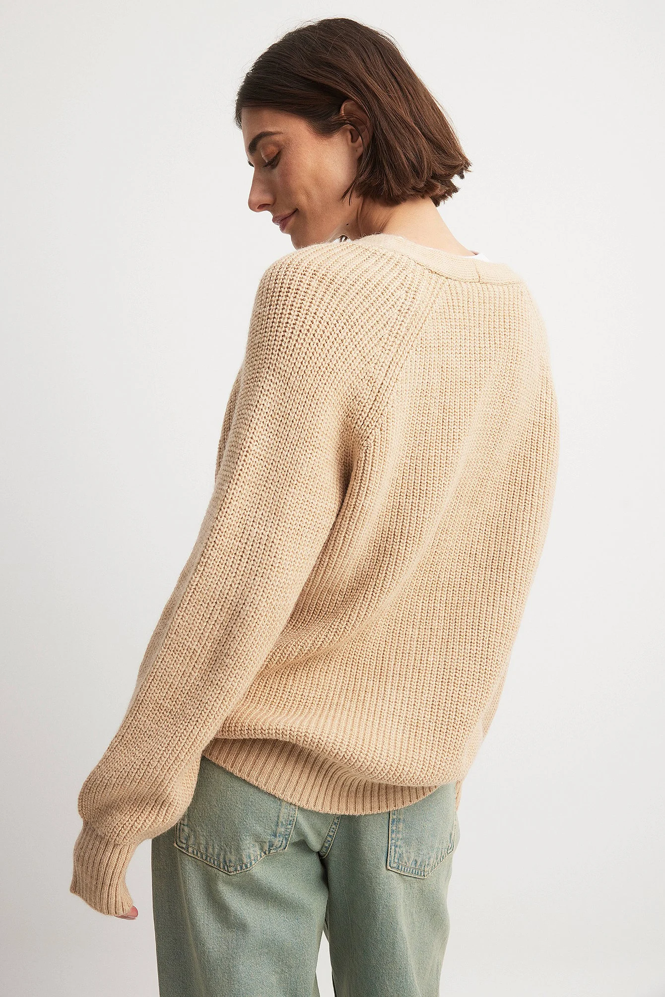 Oversize Strick-Cardigan