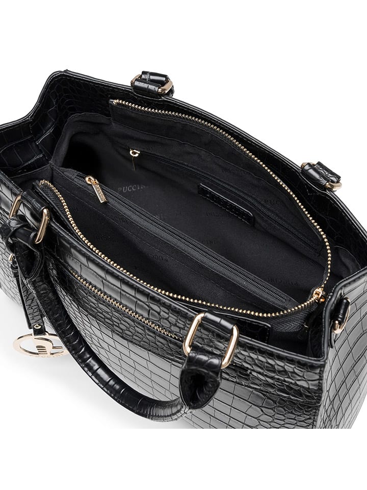 Puccini Henkeltasche in Schwarz - (B)34 x (H)25 x (T)10 cm günstig kaufen onesize
