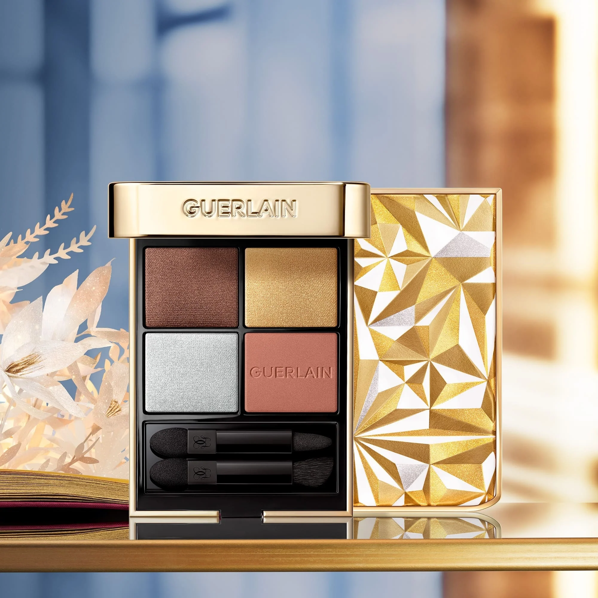Sombras de ojos Ombres G para Navidad 2025 - 4 colores - Paleta de sombras de ojos compacta