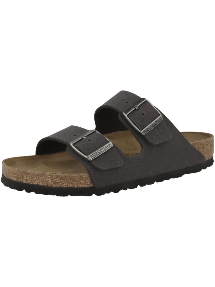 Birkenstock Sandale Arizona Birko-Flor Nubuk normal in dunkelgrau günstig kaufen 46