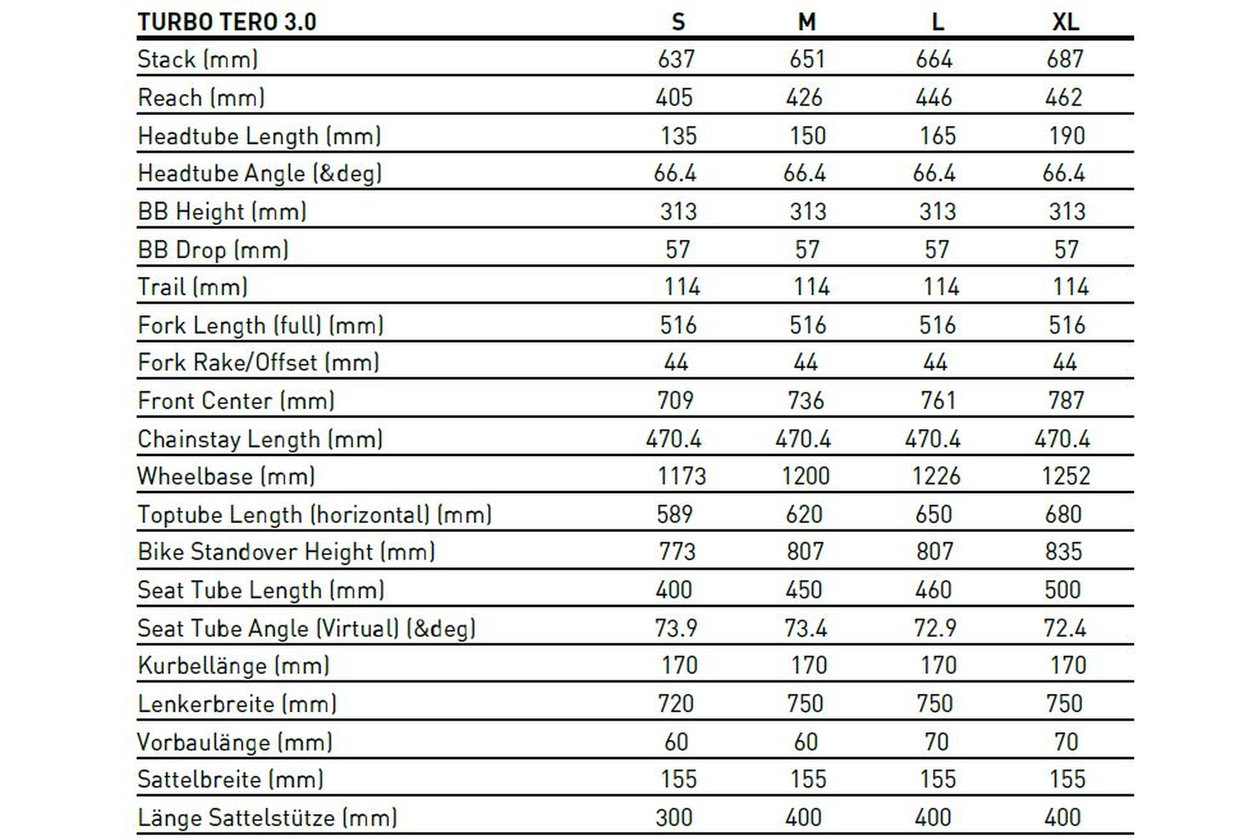 Specialized Turbo Tero 3.0 - 530 Wh - 2023 - 29 Zoll - Diamant