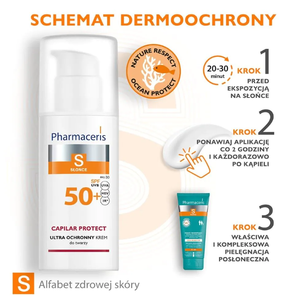Pharmaceris S Beskyttende Creme til Kapillær Hud og Rosacea SPF50+