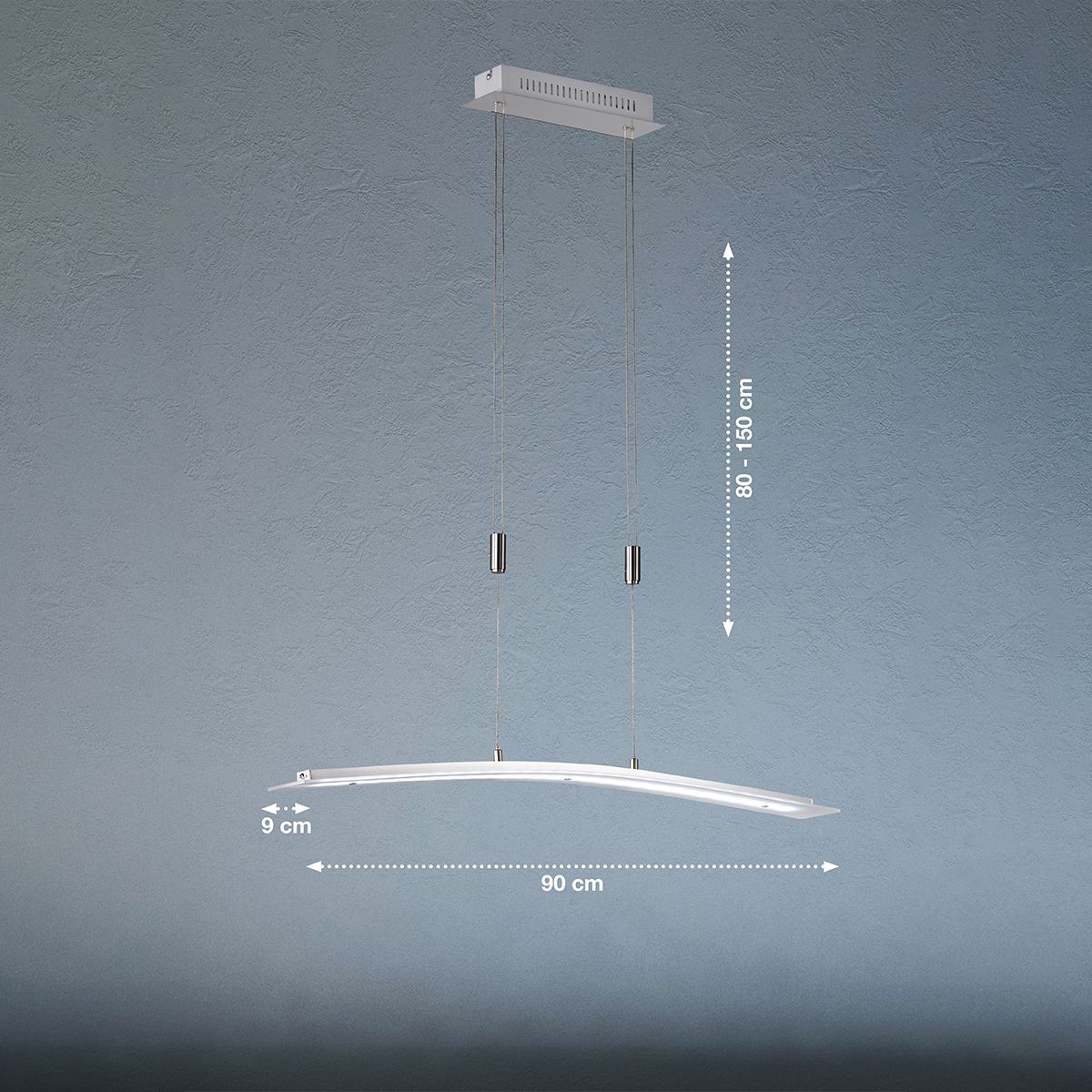 Fischer & Honsel LED Pendelleuchte Metis-TW 90 cm