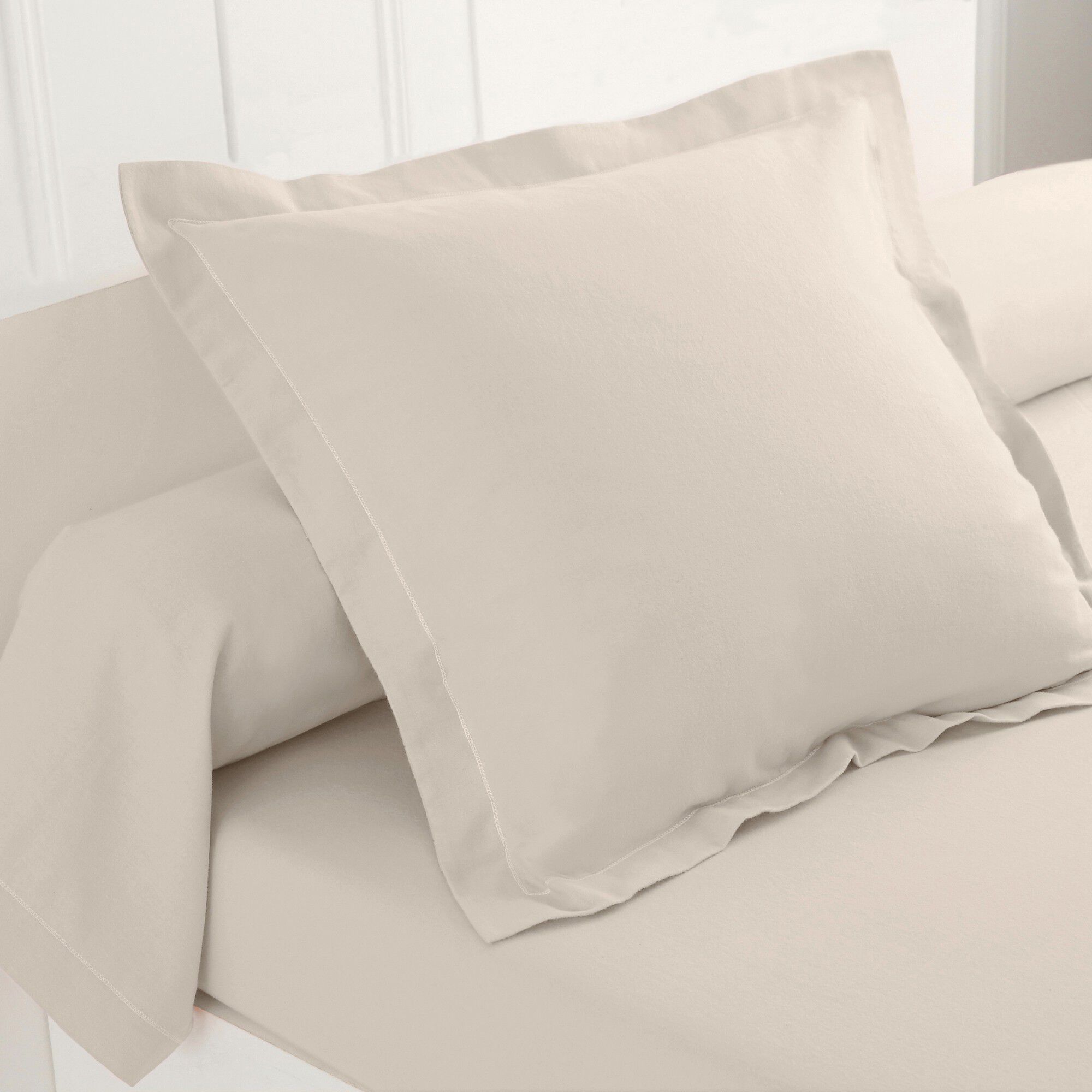 Linge de lit uni flanelle