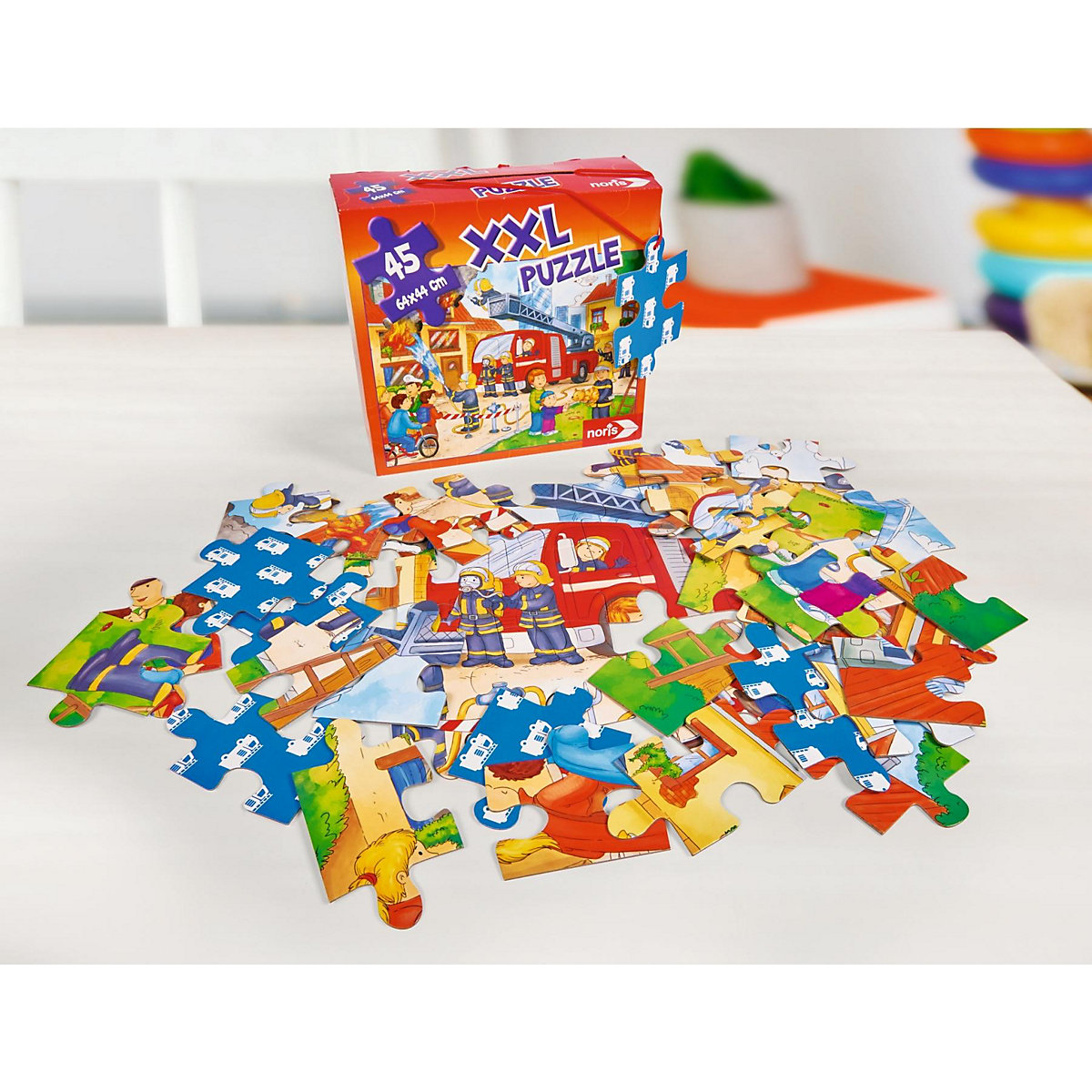 Bodenpuzzle Feuerwehr 45 Teile