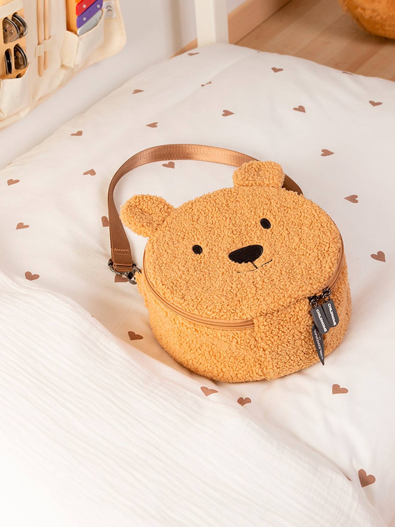 Childhome Kinder Tasche TEDDY CHILDHOME - braun
