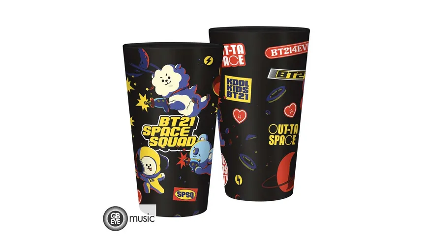 BT21 -  Glass - 400ml - Space Squad
