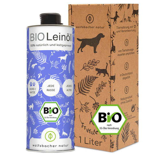 Wolfsbacher Natur Ergänzungsfutter & Aufzucht Wolfsbacher Natur Bio Leinöl 1 l