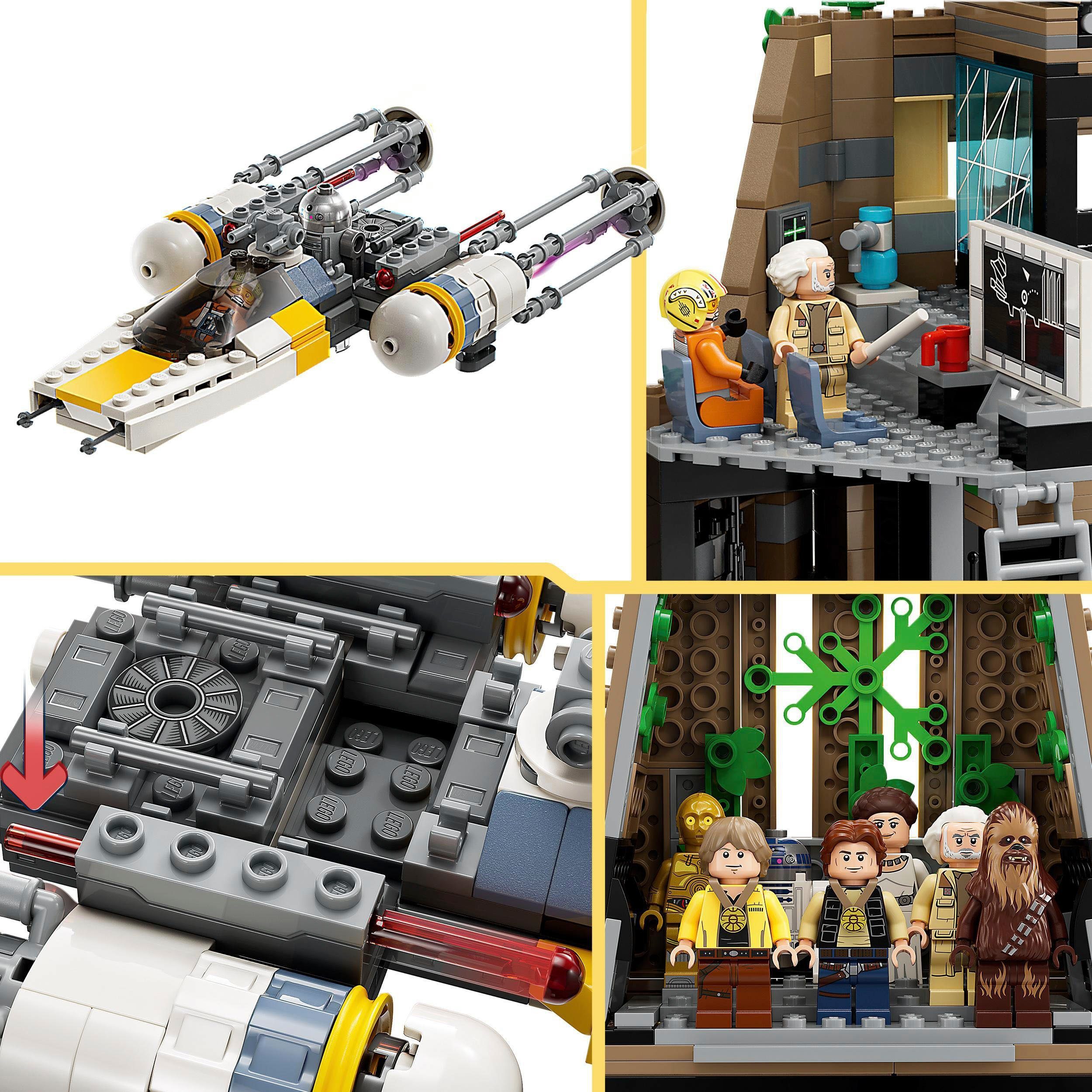 LEGO® Konstruktionsspielsteine Rebellenbasis auf Yavin 4 (75365), LEGO® Star Wars, (1066 St), Made in Europe