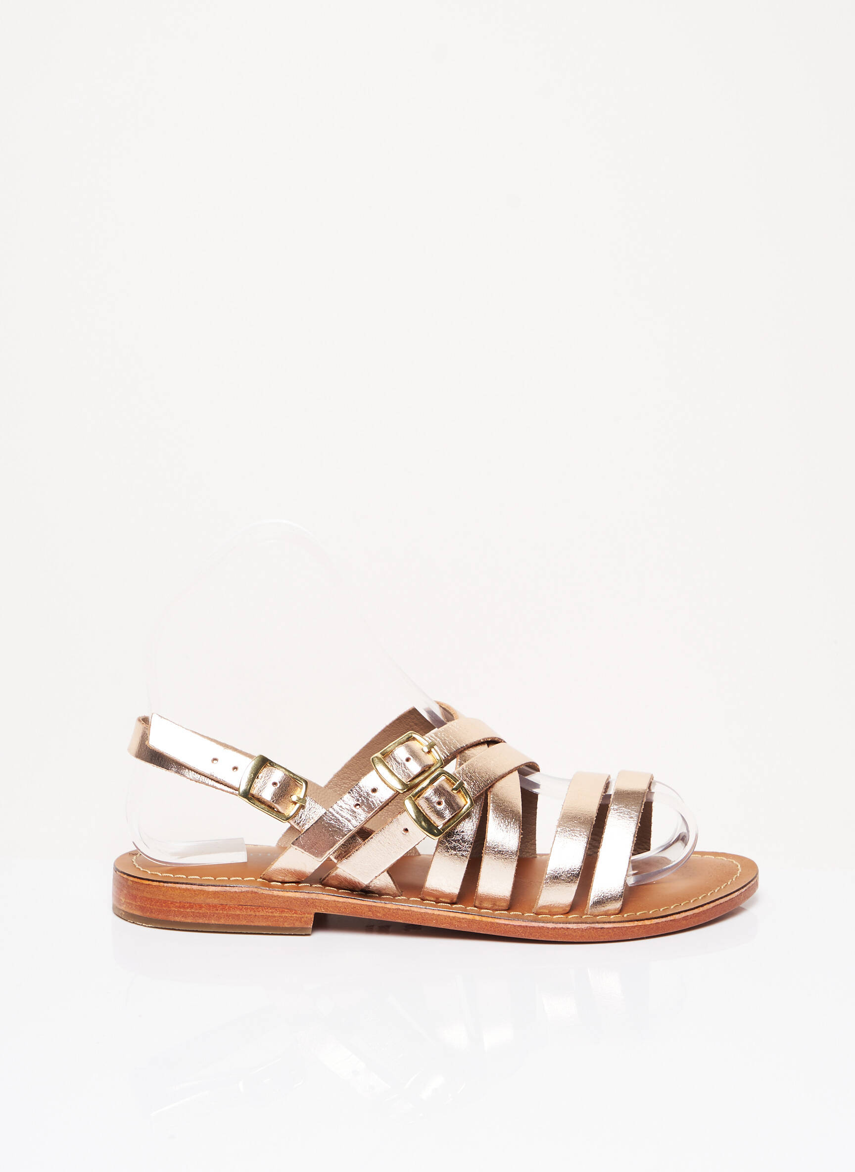 La Fee Maraboutee Sandales Nu Pieds Femme couleur beige