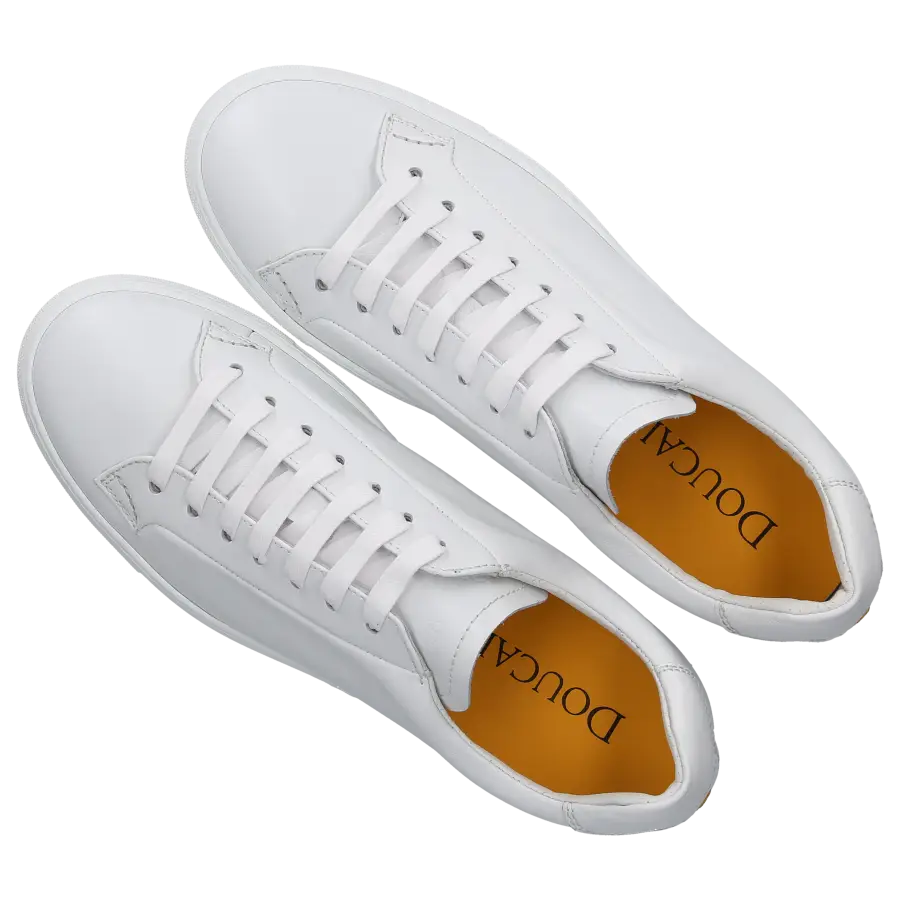 Doucal's - Sneaker low 1796 Kalbsleder - weiß