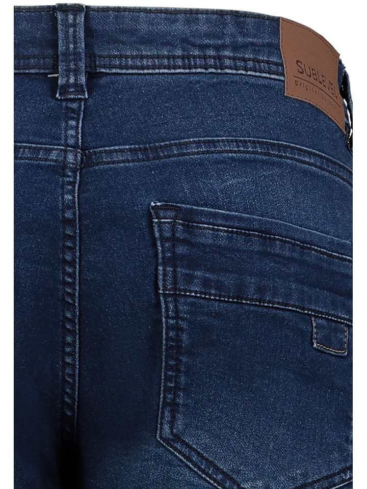 Sublevel Jeans - Modern Straight -  in Dunkelblau günstig kaufen