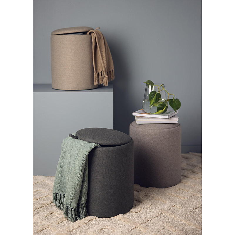 Home Pledd 125x150 cm m/frynser beige