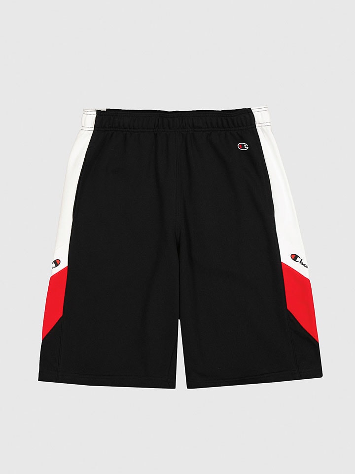 Champion Shorts in Schwarz/ Rot/ Weiß günstig kaufen