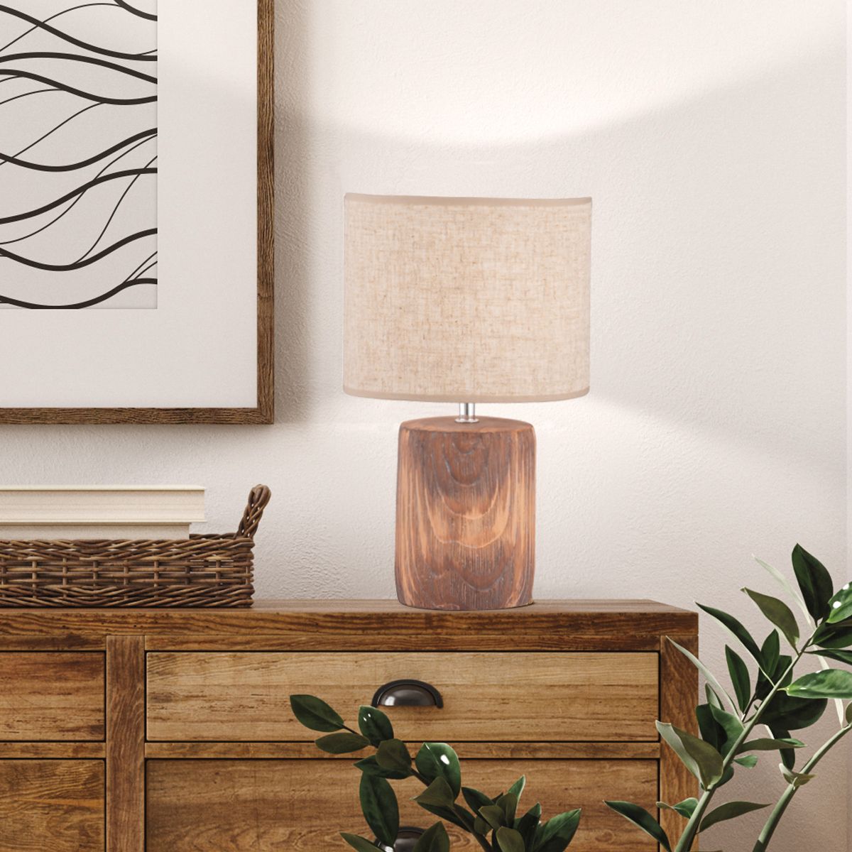 Fischer & Honsel Tischleuchte Malik 35 cm