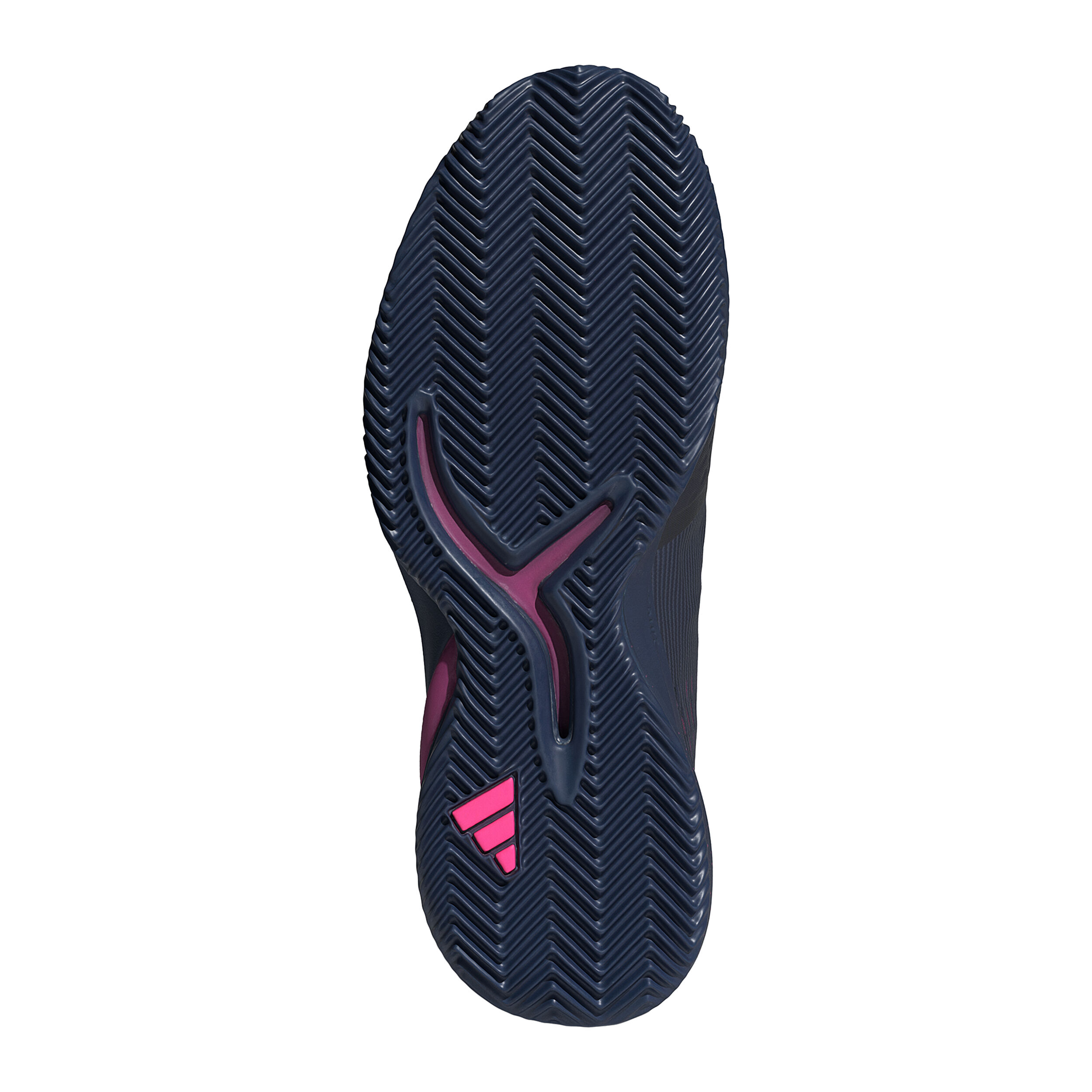 Adizero Cybersonic Sandplatzschuh Herren - Dunkelblau, Weiß