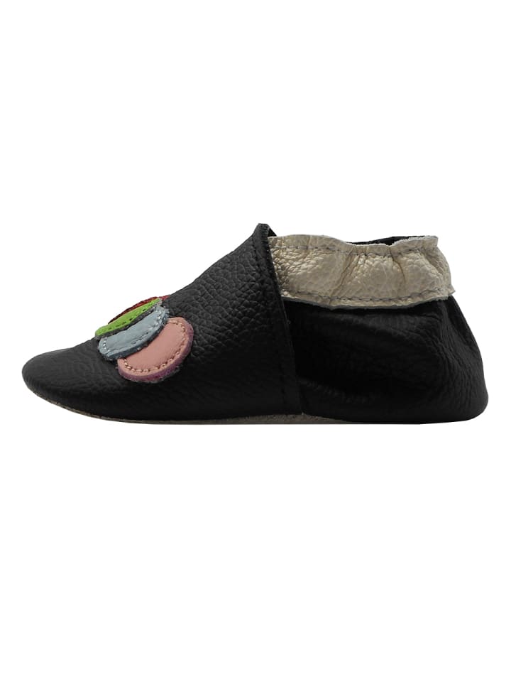 Yalion Leder-Krabbelschuhe 