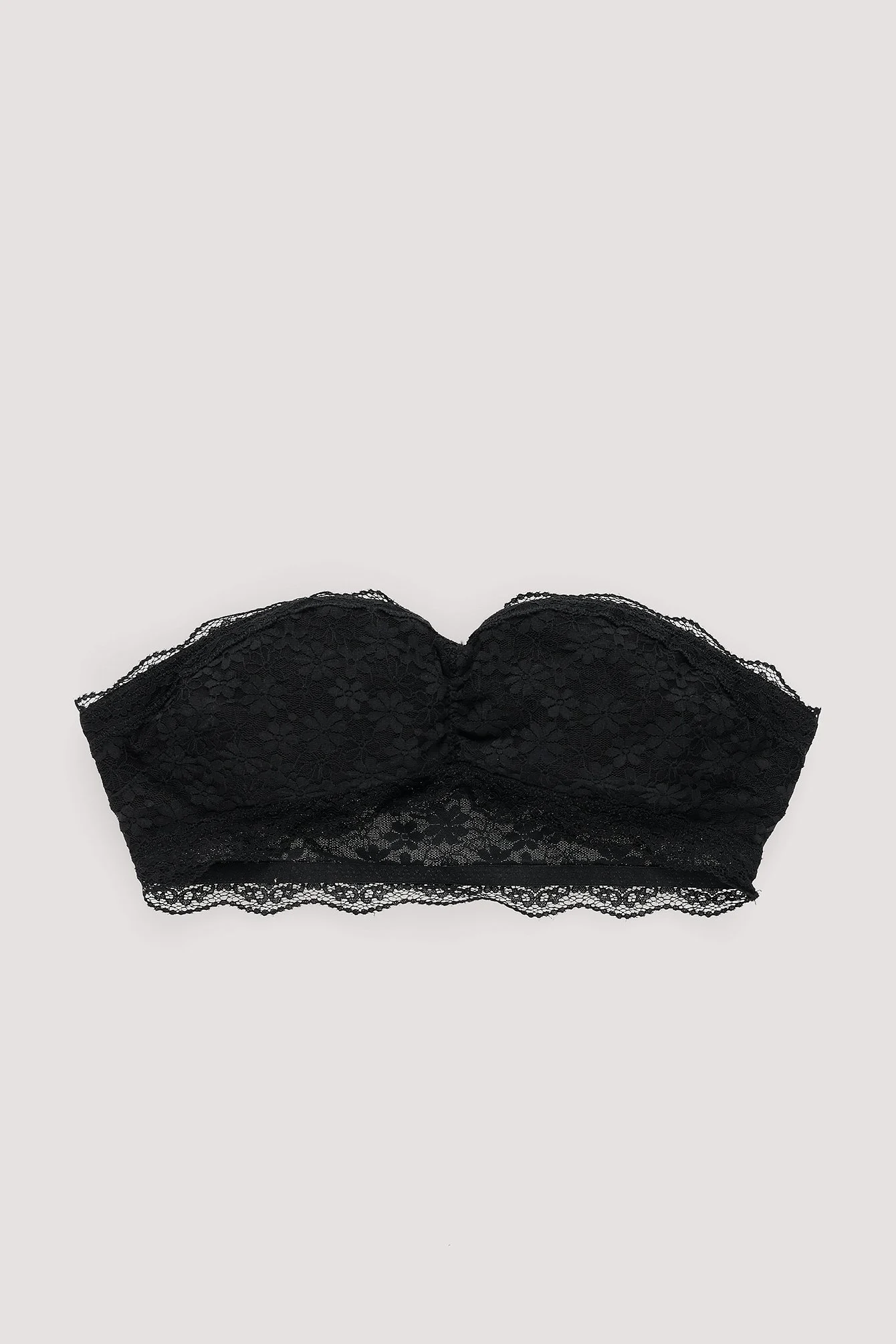 Bandeau-Top aus Spitze