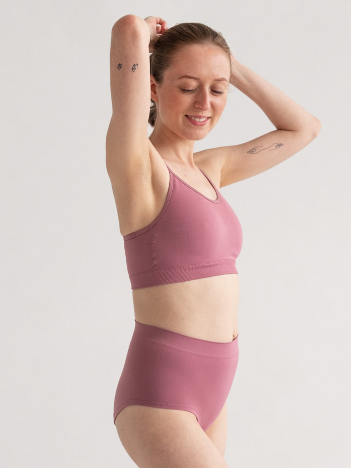 Erlich Textil  Bustier LULA in mauve günstig kaufen