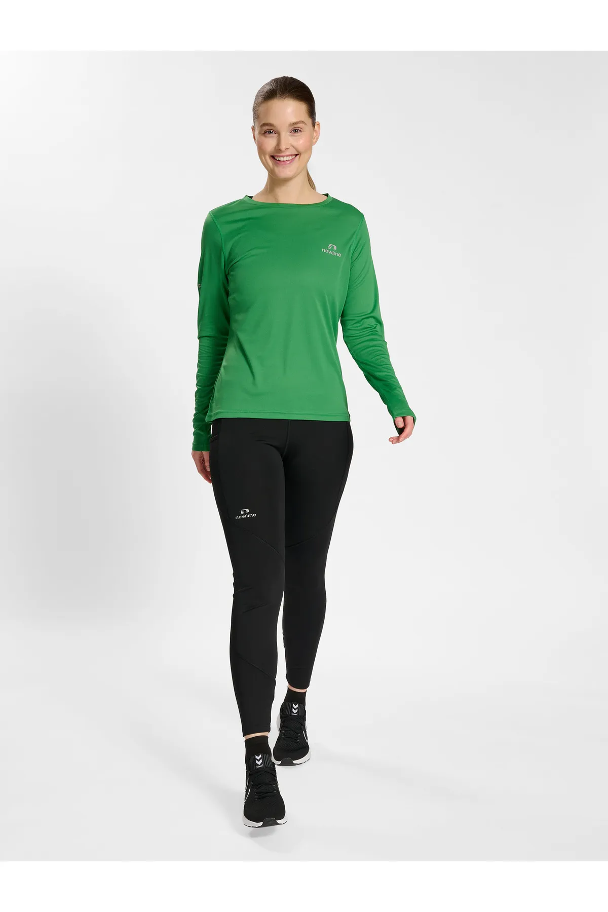 NEWLİNE  Sport-Leggings - Schwarz - Mittlerer Bund