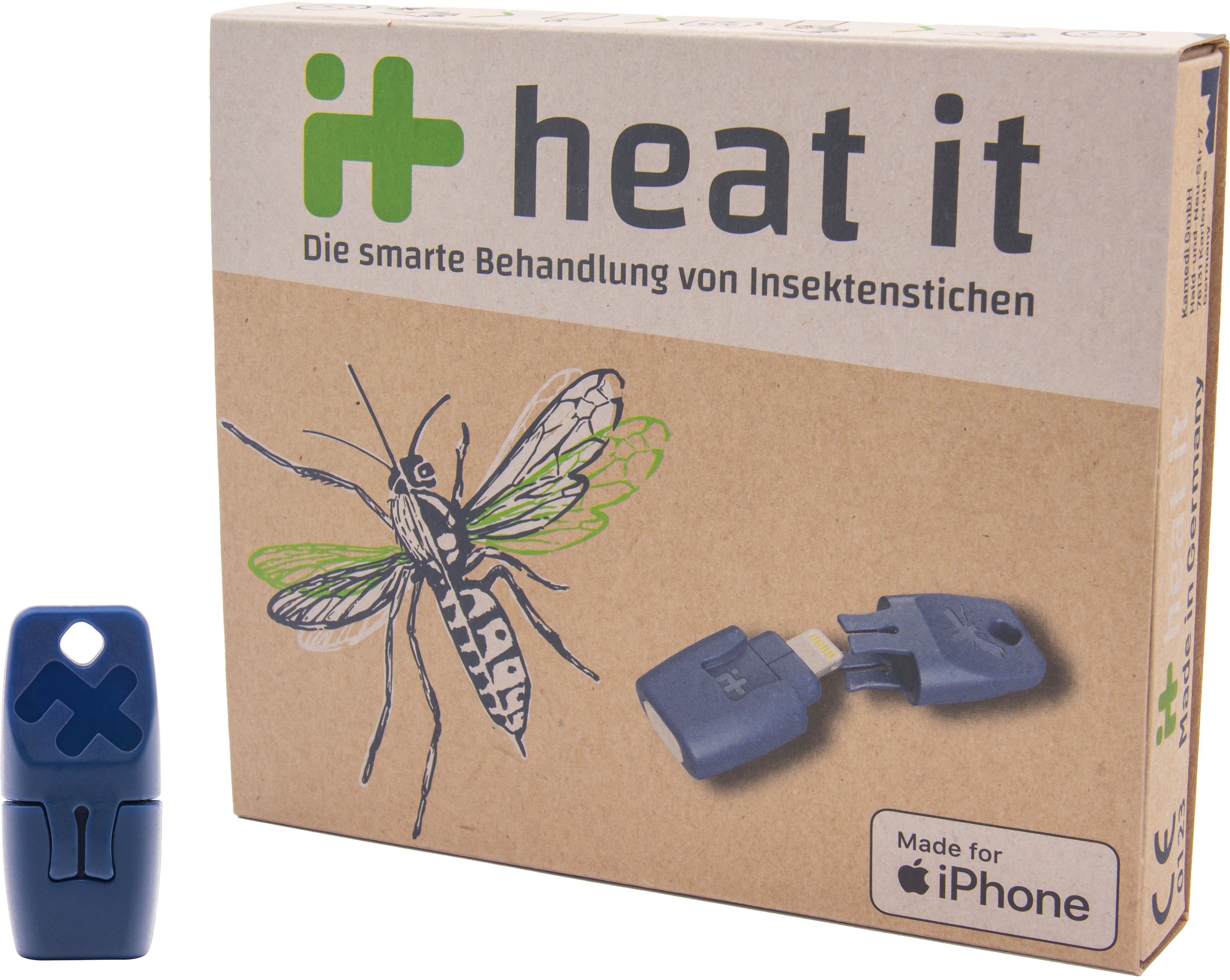 heat it Insektenstichheiler heat it - für Apple, Smarte Behandlung von Insektenstichen