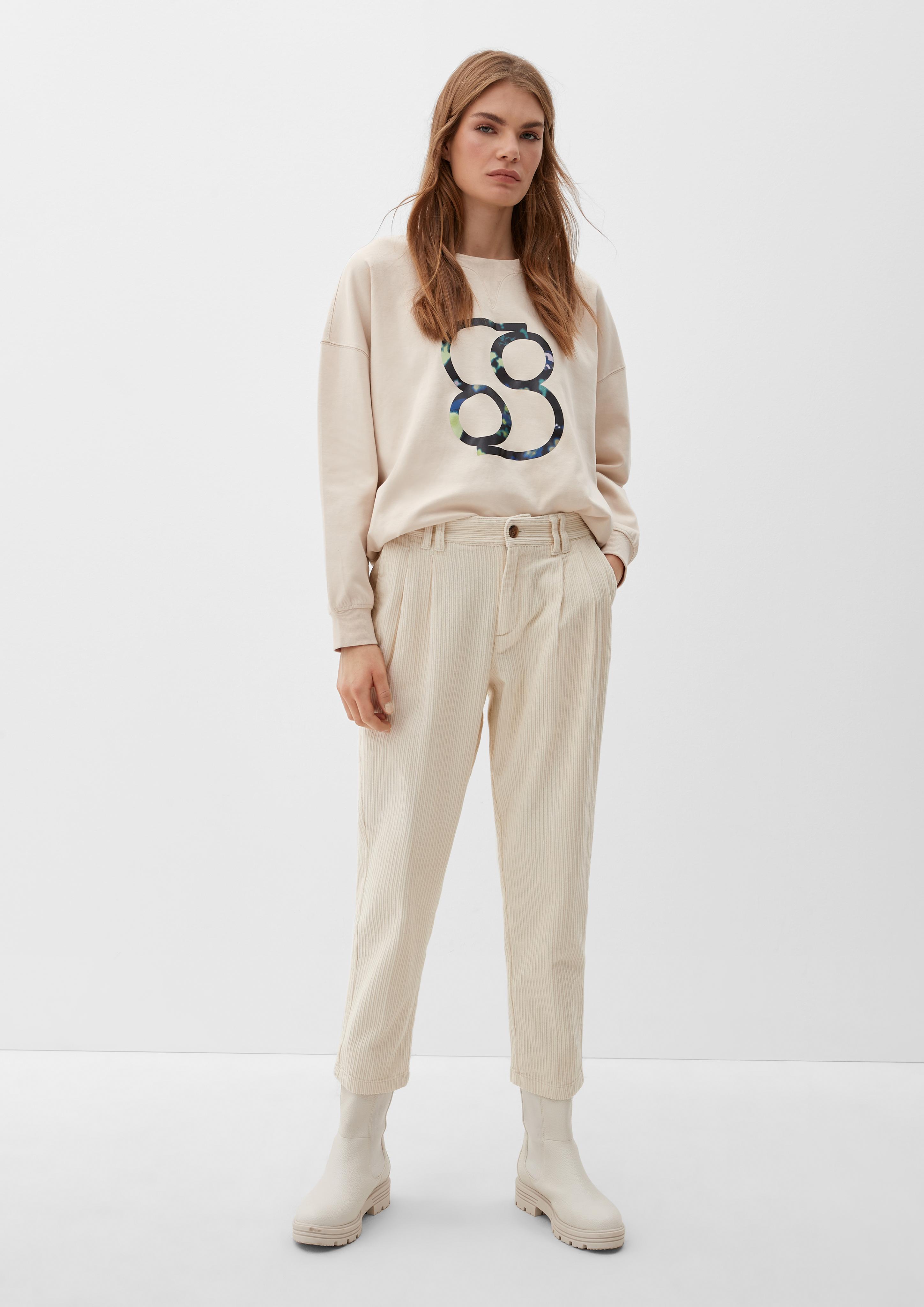 Cordhose mit High Waist  2121564-8100