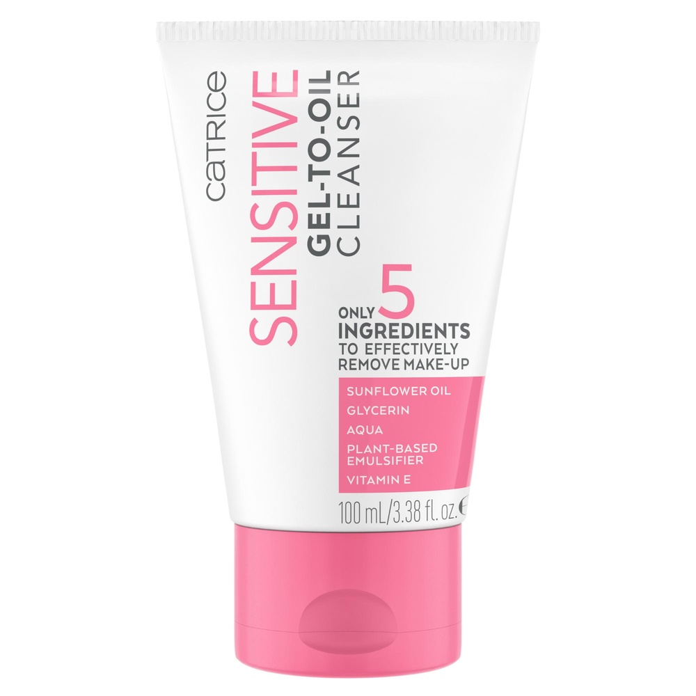 catrice Sensitive Gel-to-Oil Cleanser gel nettoyant Démaquillant Visage