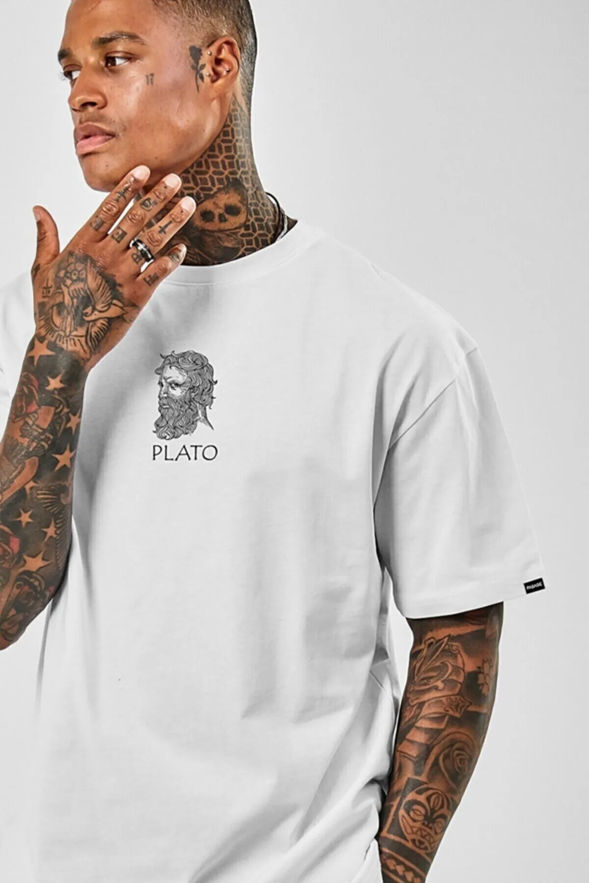 MOONBULL  T-Shirt - Weiß - Regular Fit