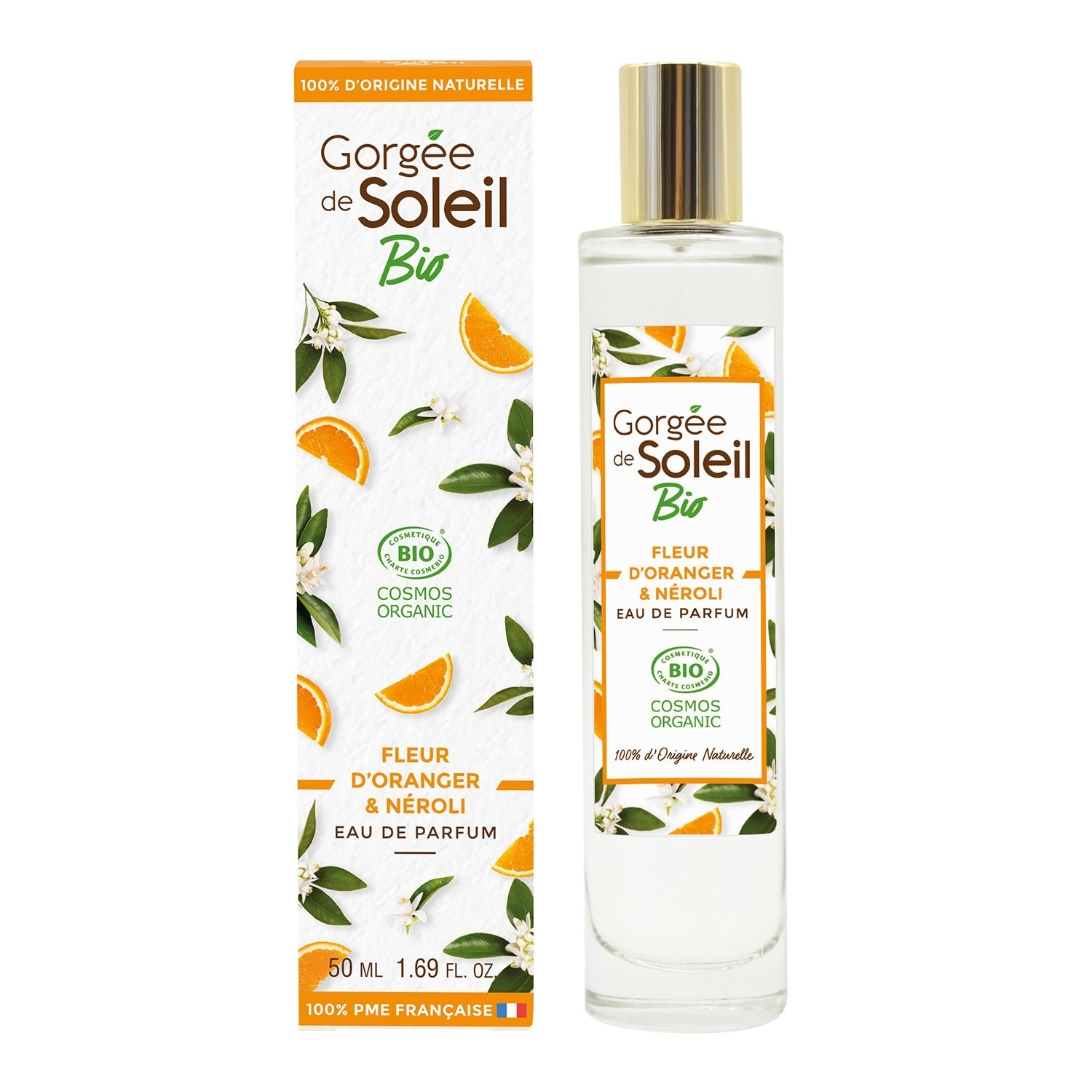 Eksplozja słońca z kwiatem pomarańczy i neroli – certyfikat COSMOS ORGANIC