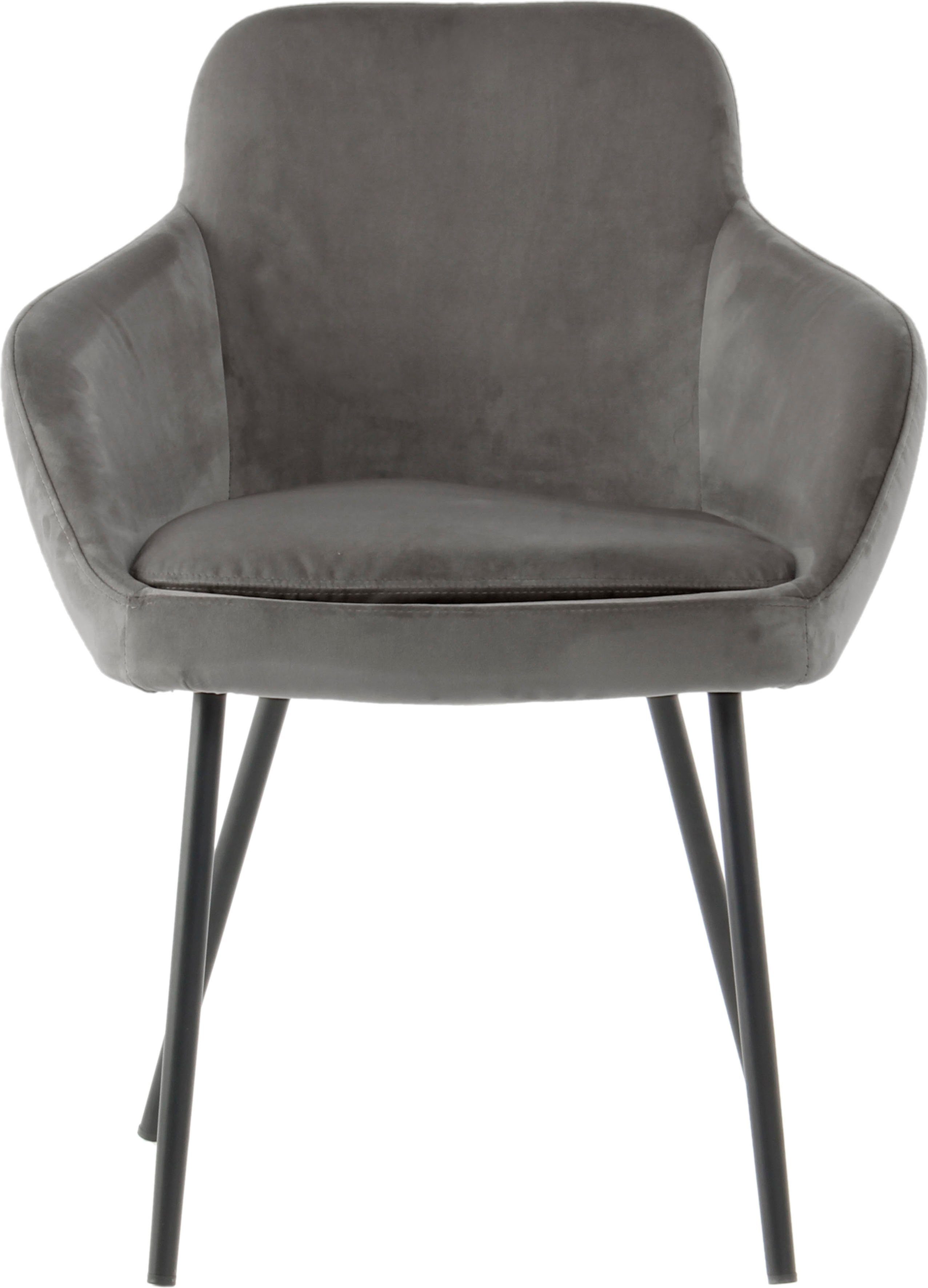 Kayoom Polsterstuhl Stuhl Cobain 825 (Set, 2 St), mit abnehmbarem Sitzkissen