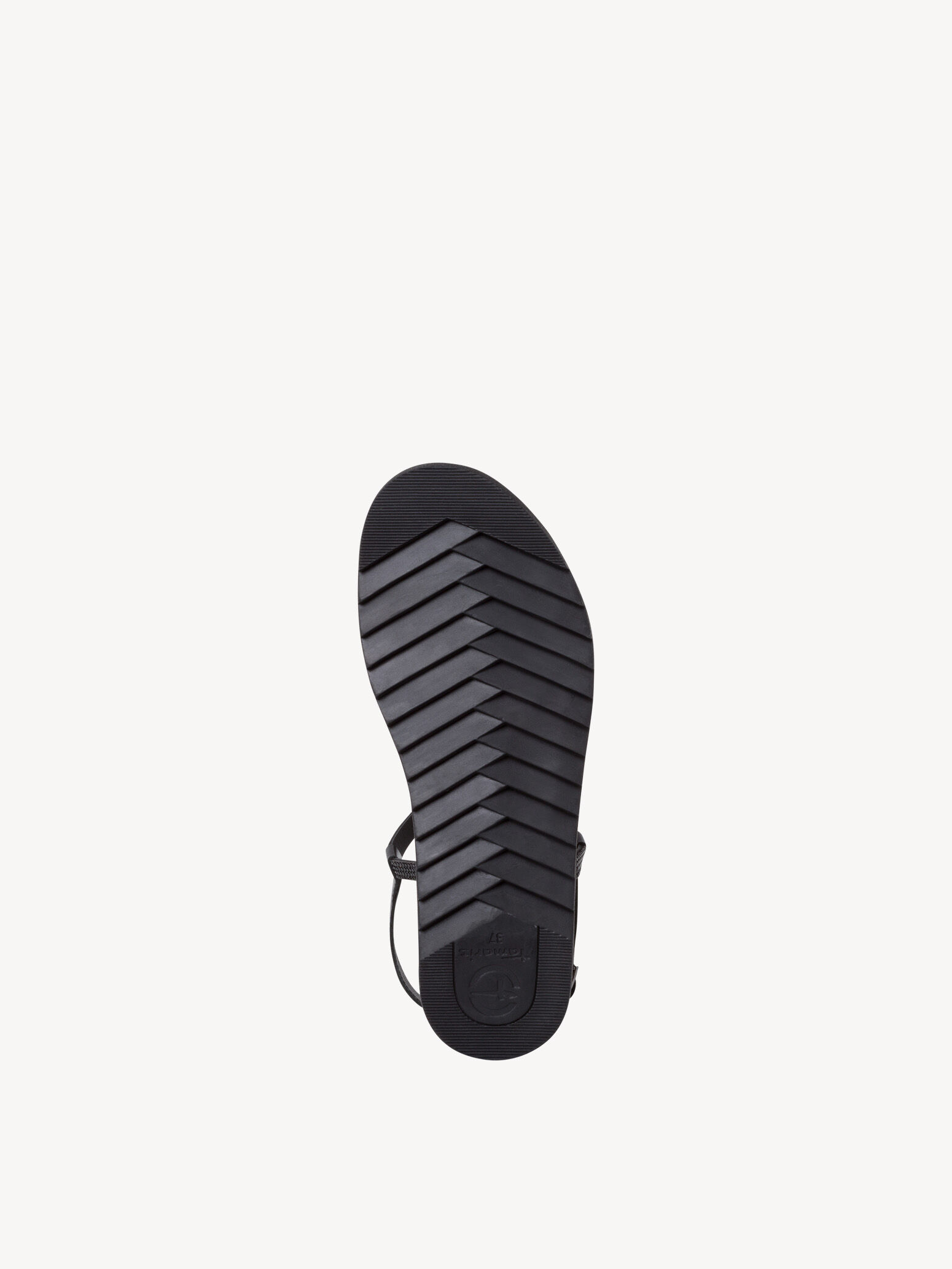 Sandale en cuir - noir