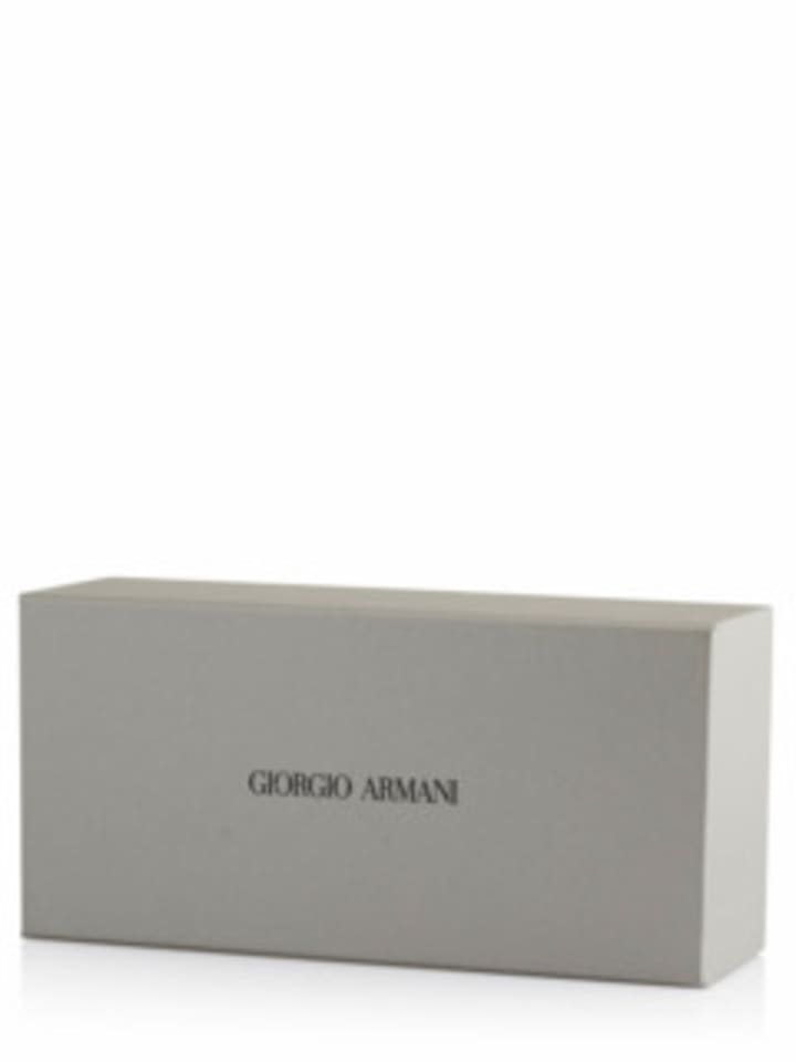 Giorgio Armani Runde Sonnenbrille für Herren in schwarz in schwarz günstig kaufen O