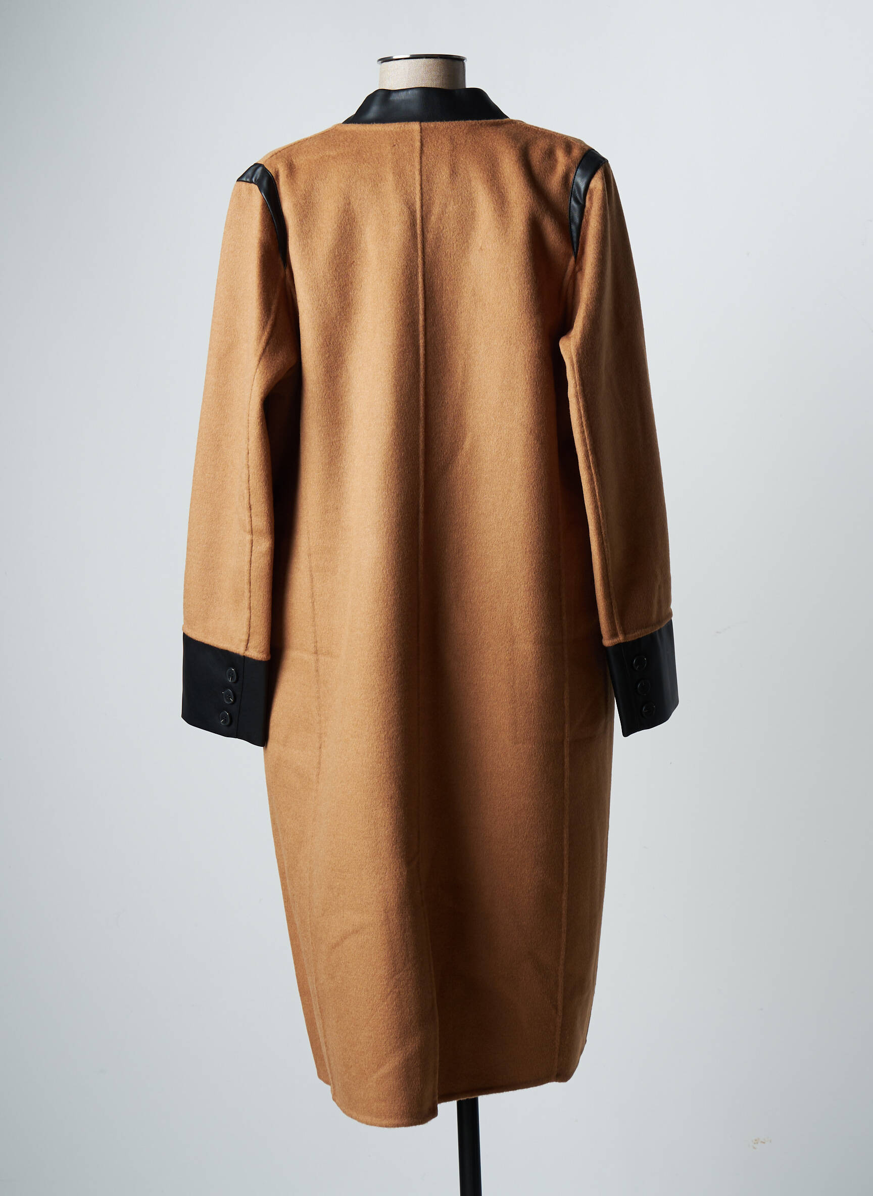 Ikks Manteaux Longs Femme couleur beige