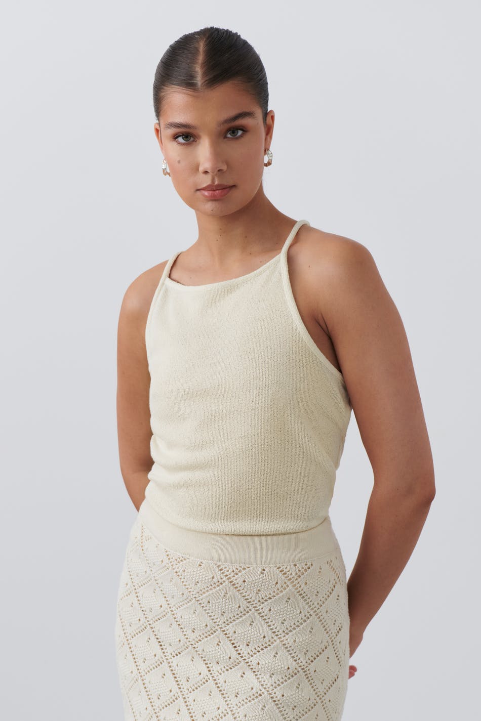 Rose strap singlet