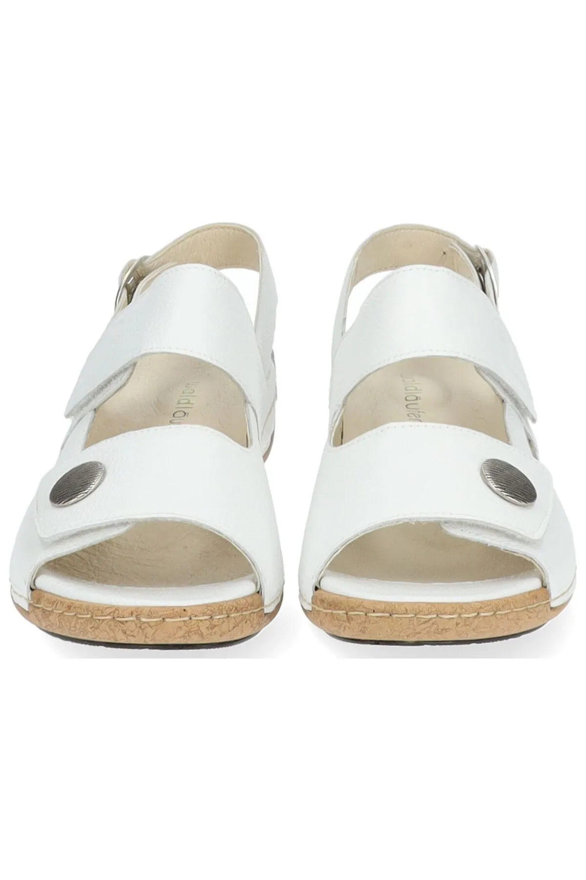 Waldläufer  Sandalette - Weiß - Flacher Absatz