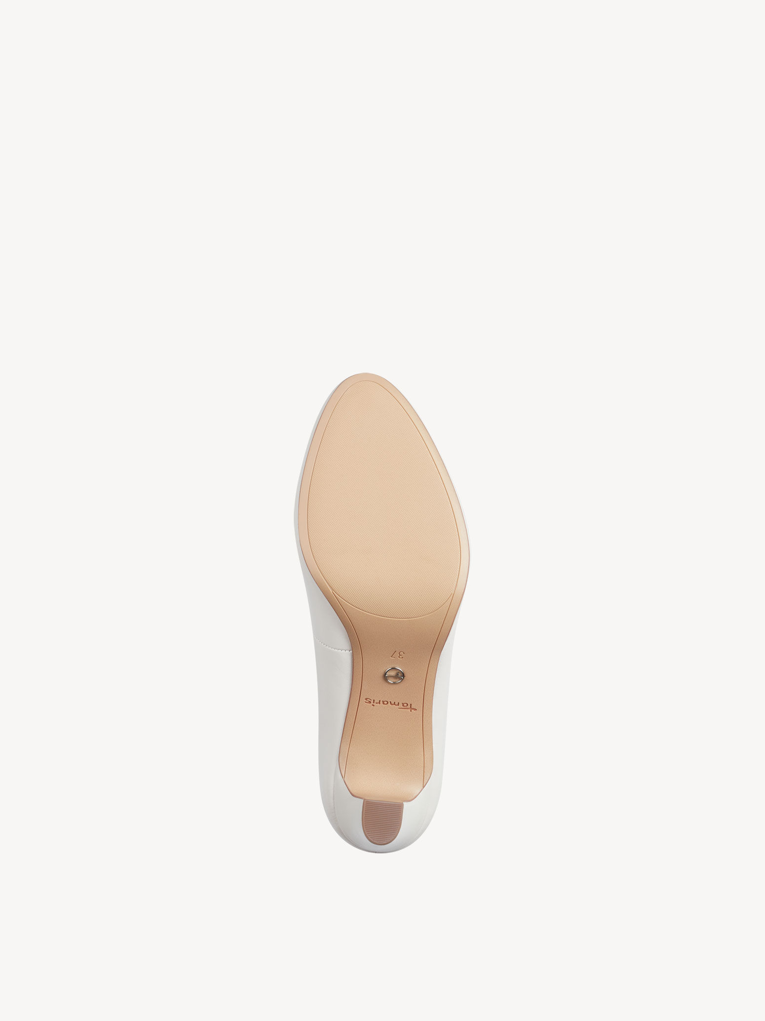 Escarpin en cuir - blanc