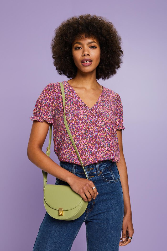 Bluse mit Print, LENZING™ ECOVERO™