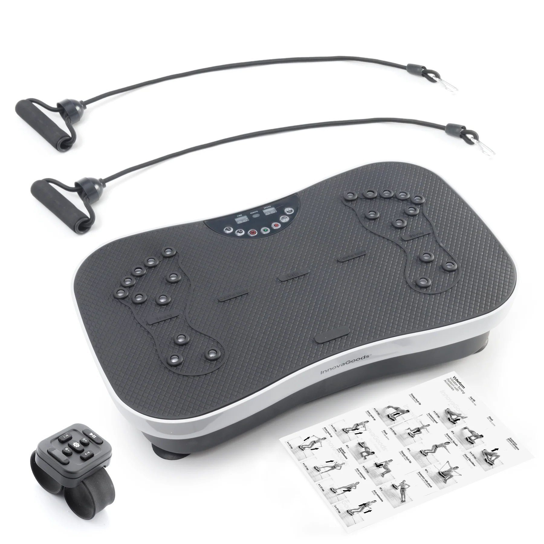 DOTMALL Vibrationsplatte INNOVAGOODS,(Set, mit Vibration, Zubehör)für effizientes Training