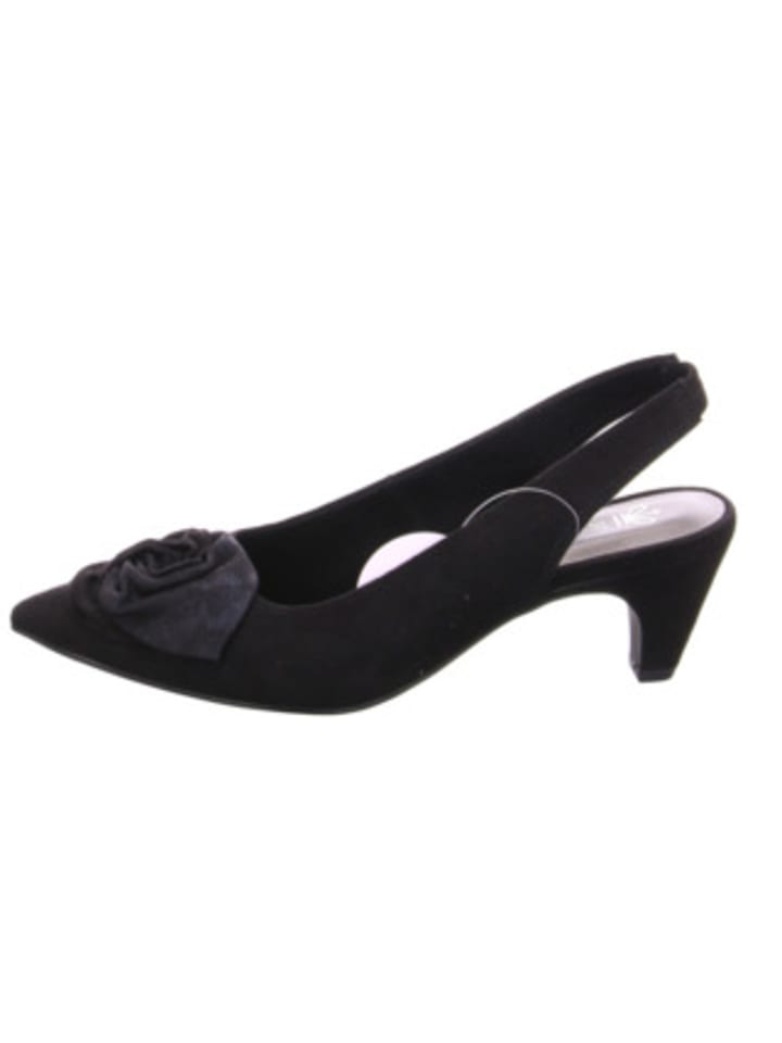 Franz Ferdinand Sling-Pumps für Damen in schwarz in schwarz günstig kaufen 41