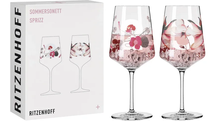 RITZENHOFF Aperitifgläser Sommersonett Sprizz Xavier Esclusa Trias 2er Set