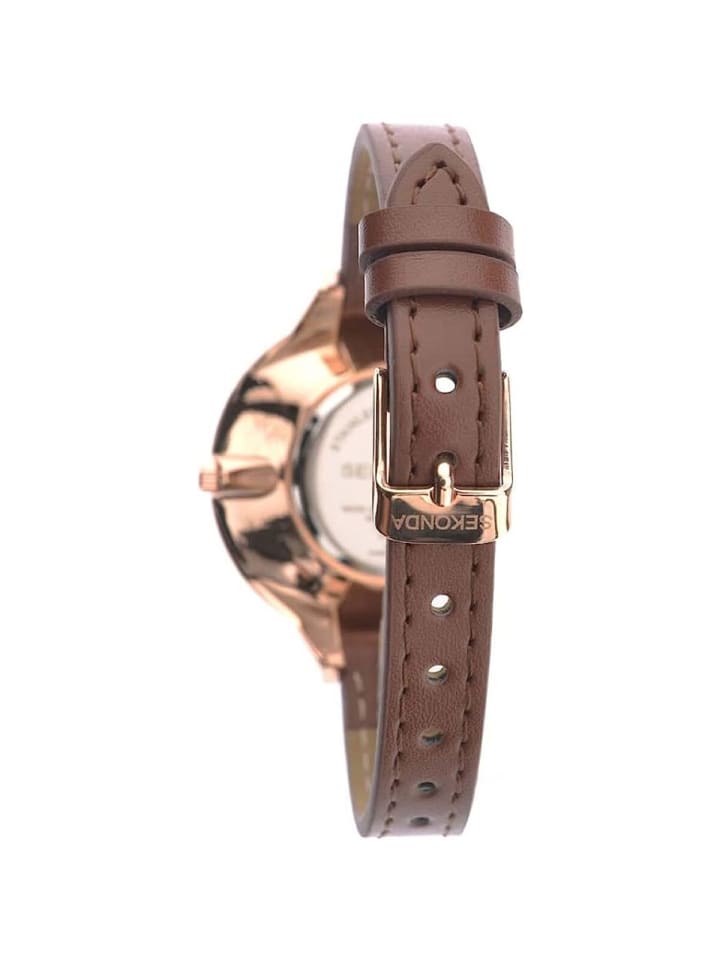 COFI 1453 Damen -Armbanduhr Analog Quartz Uhr in Braun günstig kaufen onesize