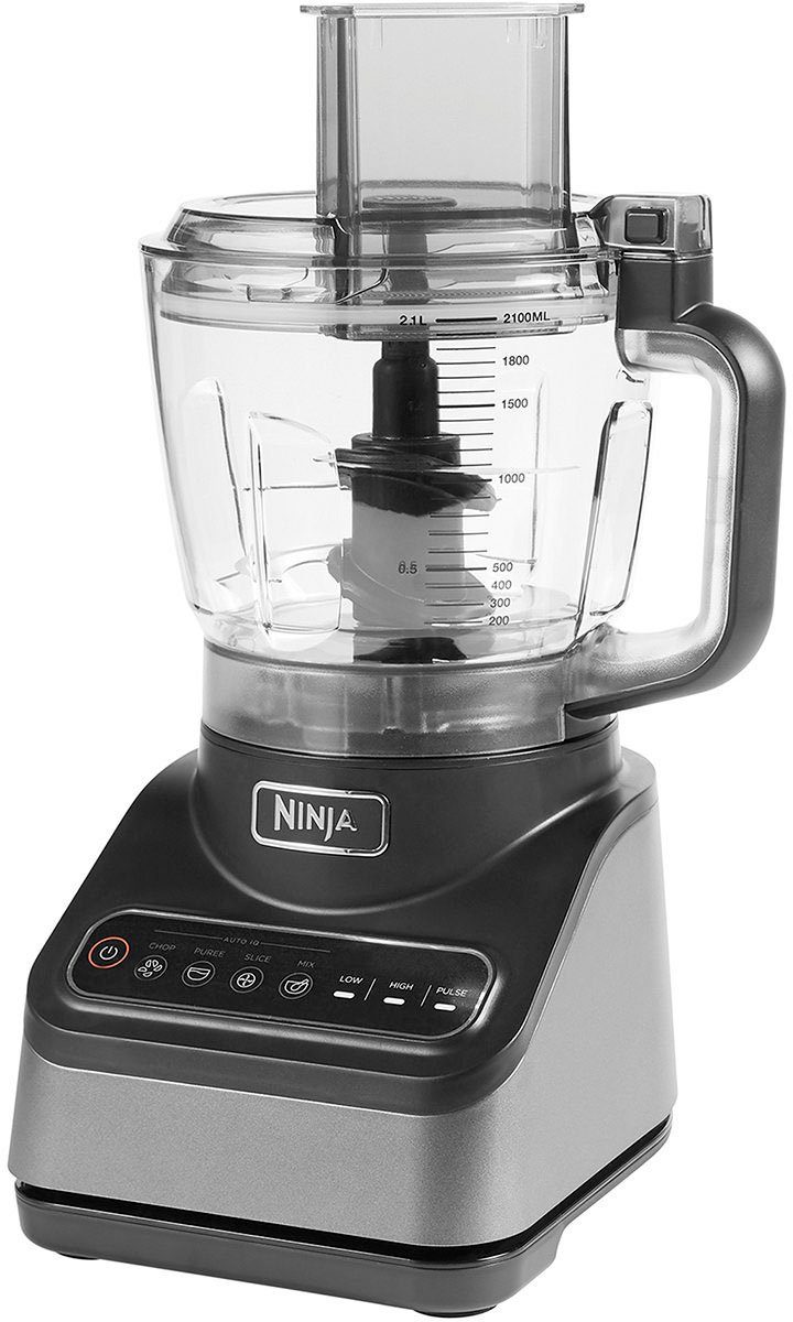 NINJA Küchenmaschine Kompaktmaschine mit Auto-iQ BN650EU, 850 W, 2,1 l Schüssel, incl. 2,1 L Schüssel & diverser Einsätze