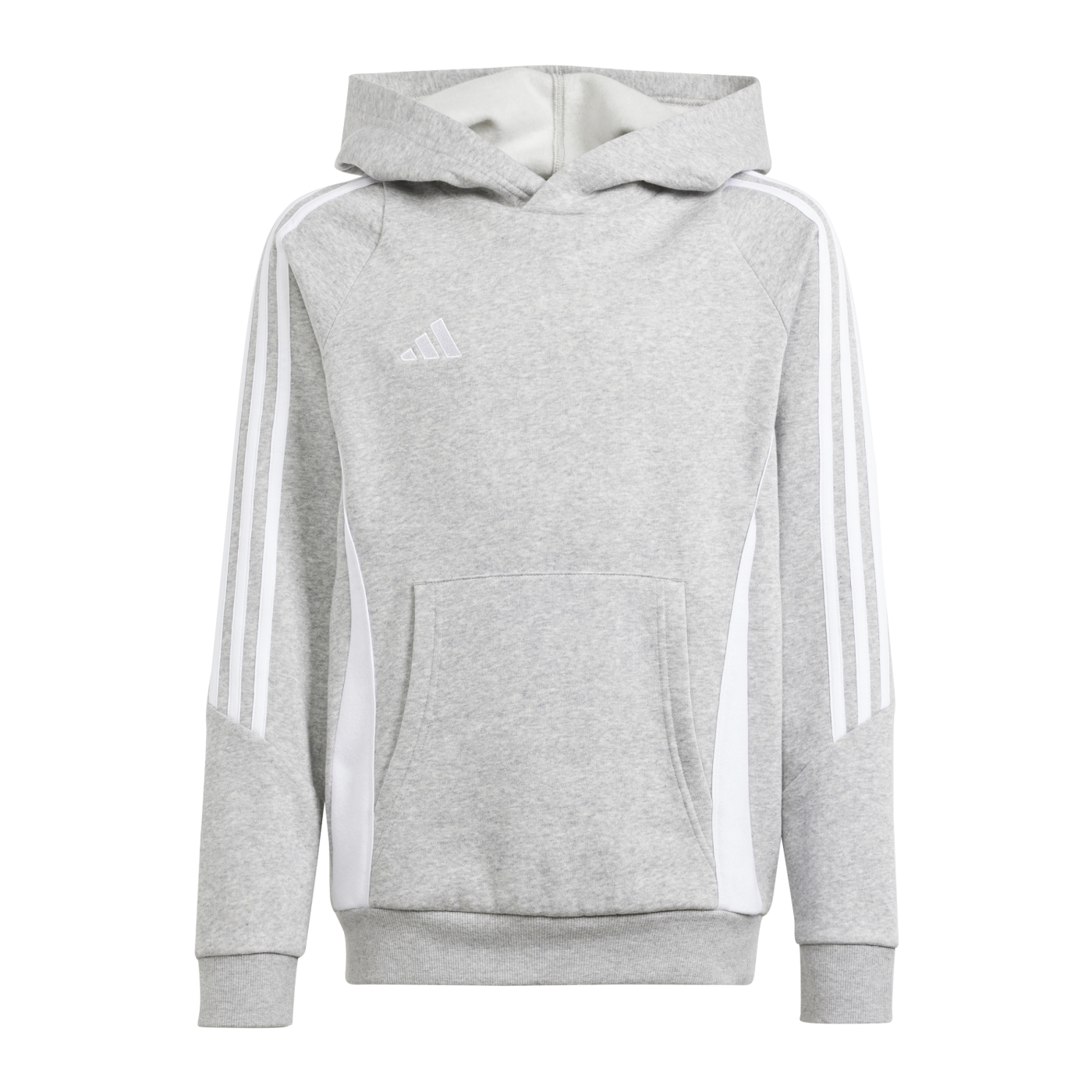 adidas Tiro 24 Hoody Kids Grau Weiss